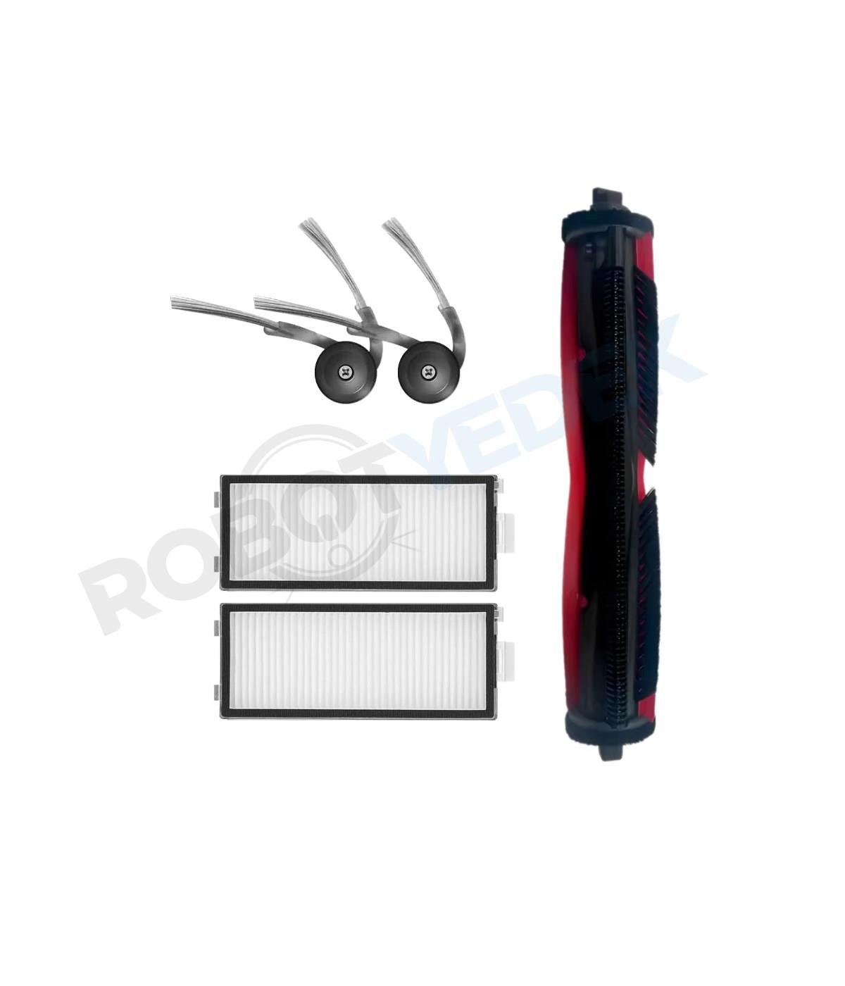 Roborock Saros Z70 Uyumlu Mopsuz Fırça Hepa Filtre Seti-5 Parça