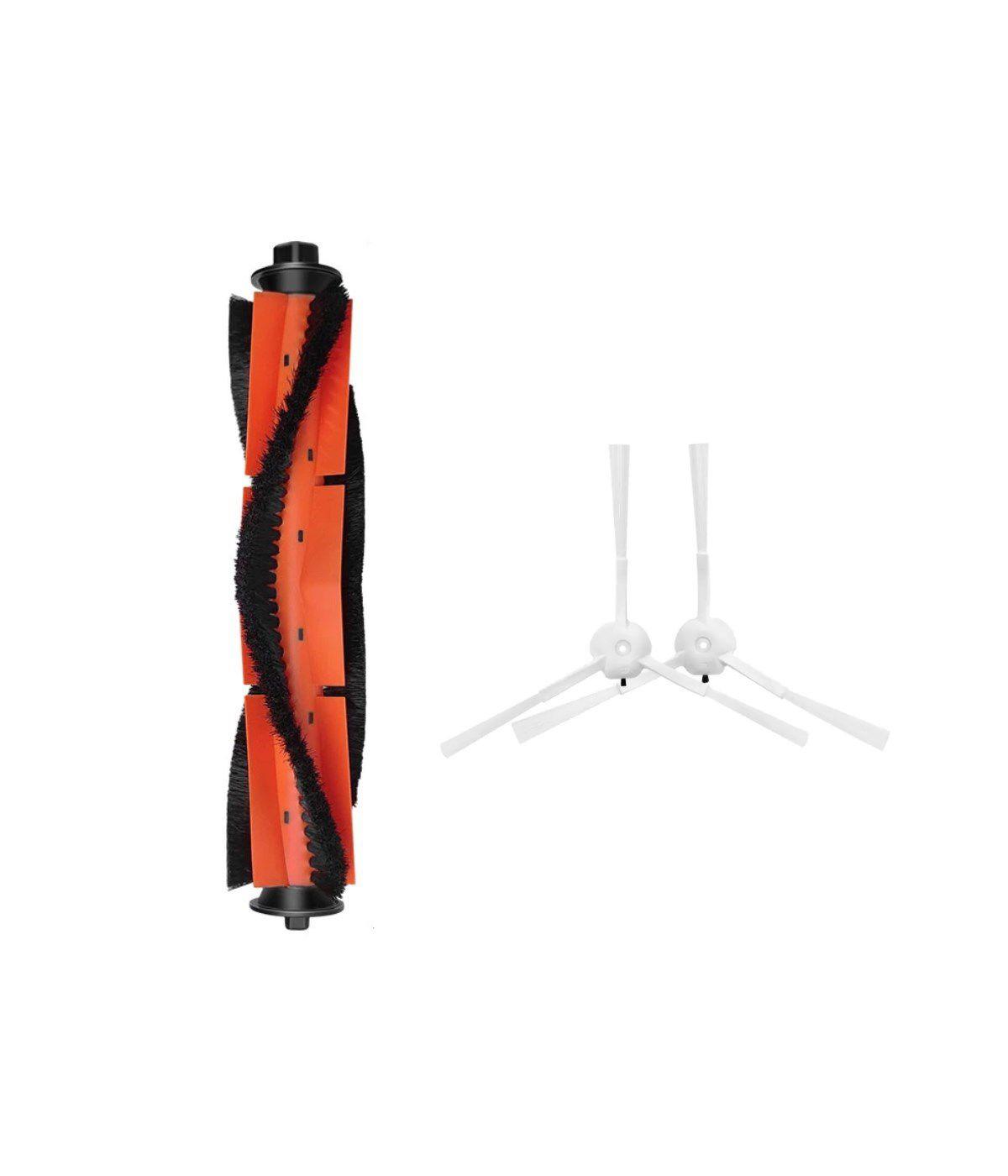 Roidmi Eve Vacuum Mop Uyumlu Yedek Ana Fırça ve Yan Fırça-3 Parça