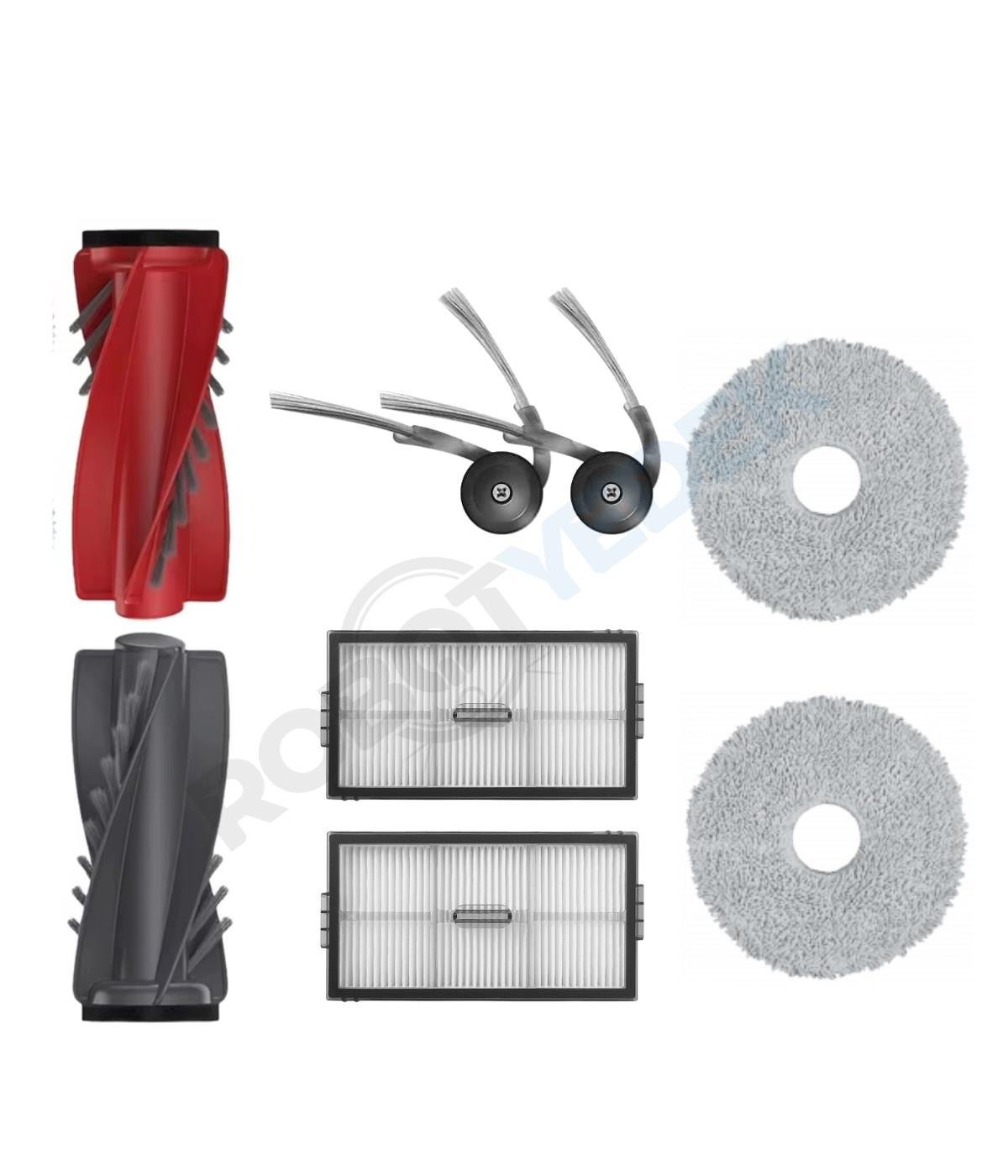 Saros 10r Uyumlu Fırça Hepa Filtre Mop Seti-7 Parça
