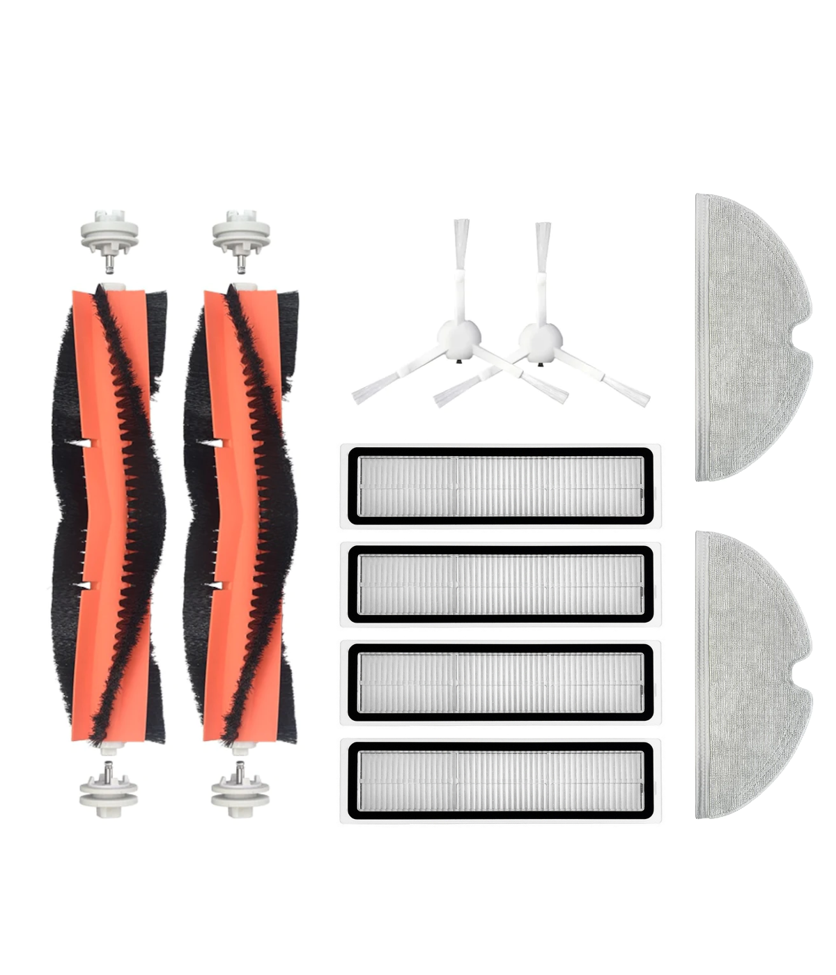 Vestel V-Bot Pro B Yedek Fırça Hepa Filtre Mop Seti (11 Parça)