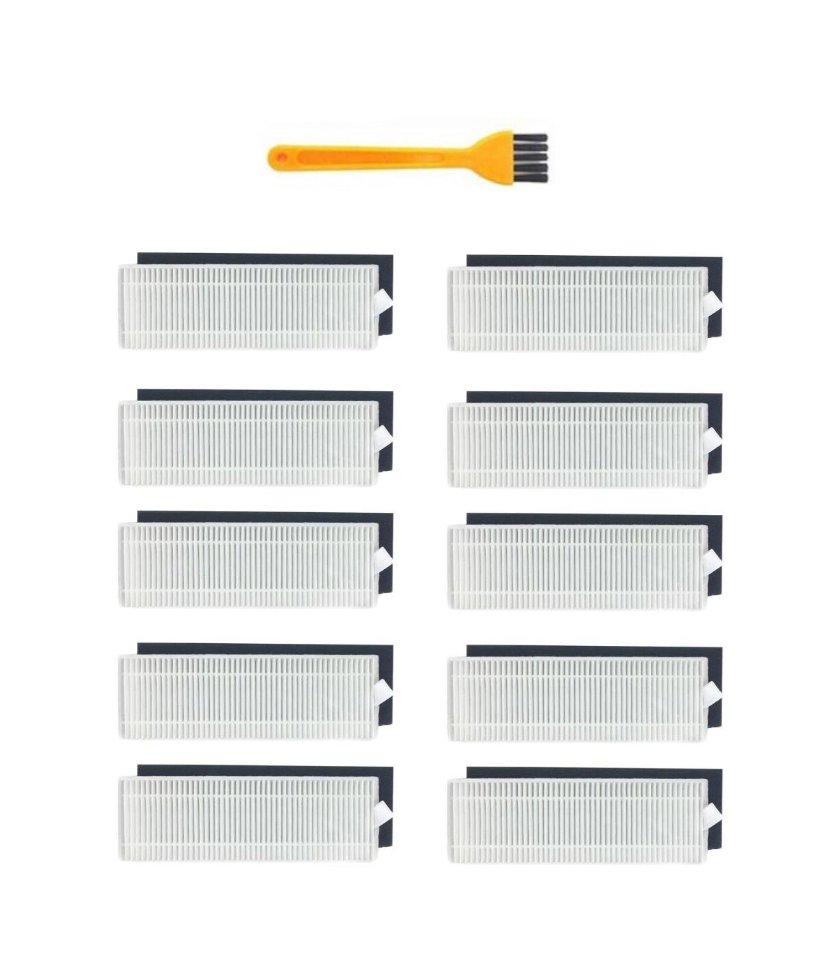 Viomi V3 Max Uyumlu Yedek Hepa Filtre ve Temizleme Fırçası-11 Parça