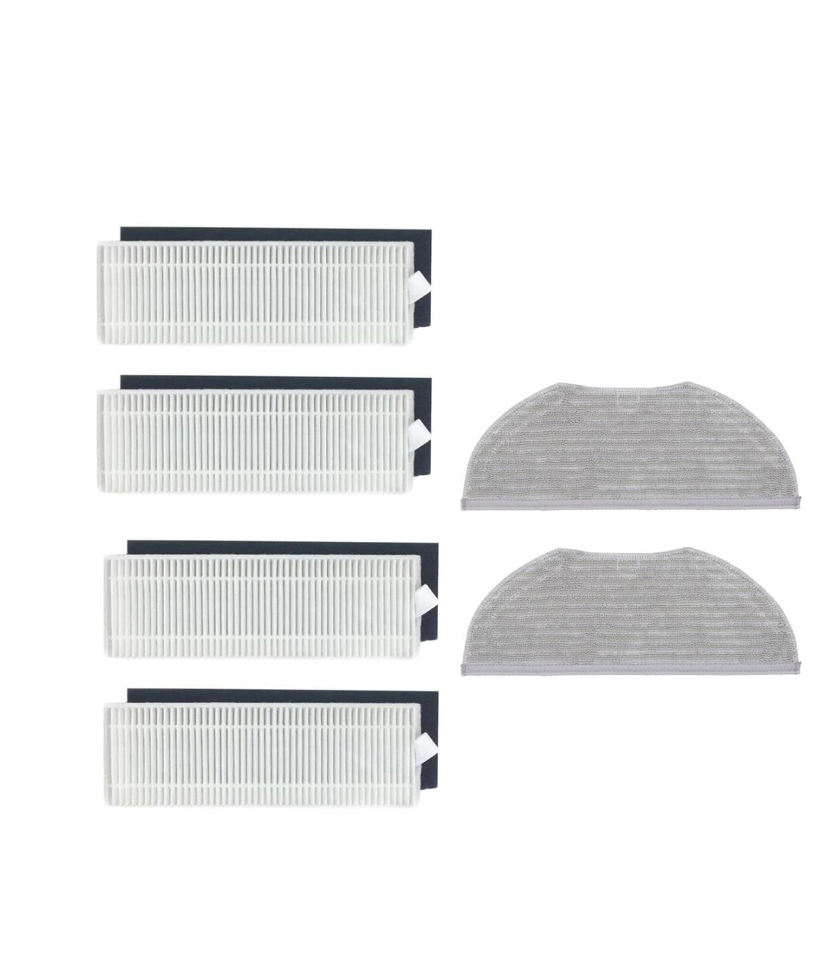 Viomi V3 Max Uyumlu Yedek Mop ve Hepa Filtre-6 Parça