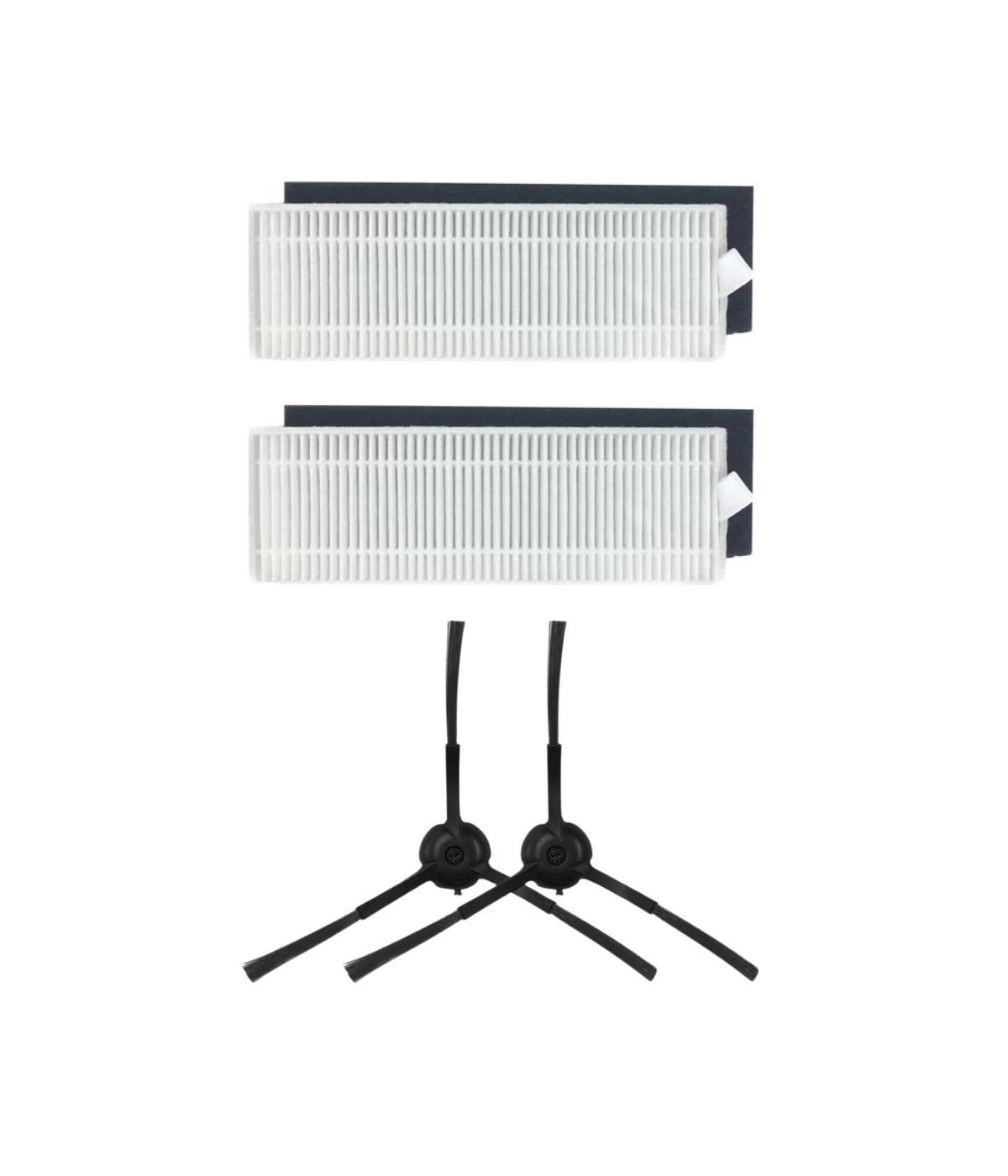 Viomi V3 Max ( V3 DEĞİL!) Uyumlu Yedek Hepa Filtre ve Yan Fırça-4 Parça