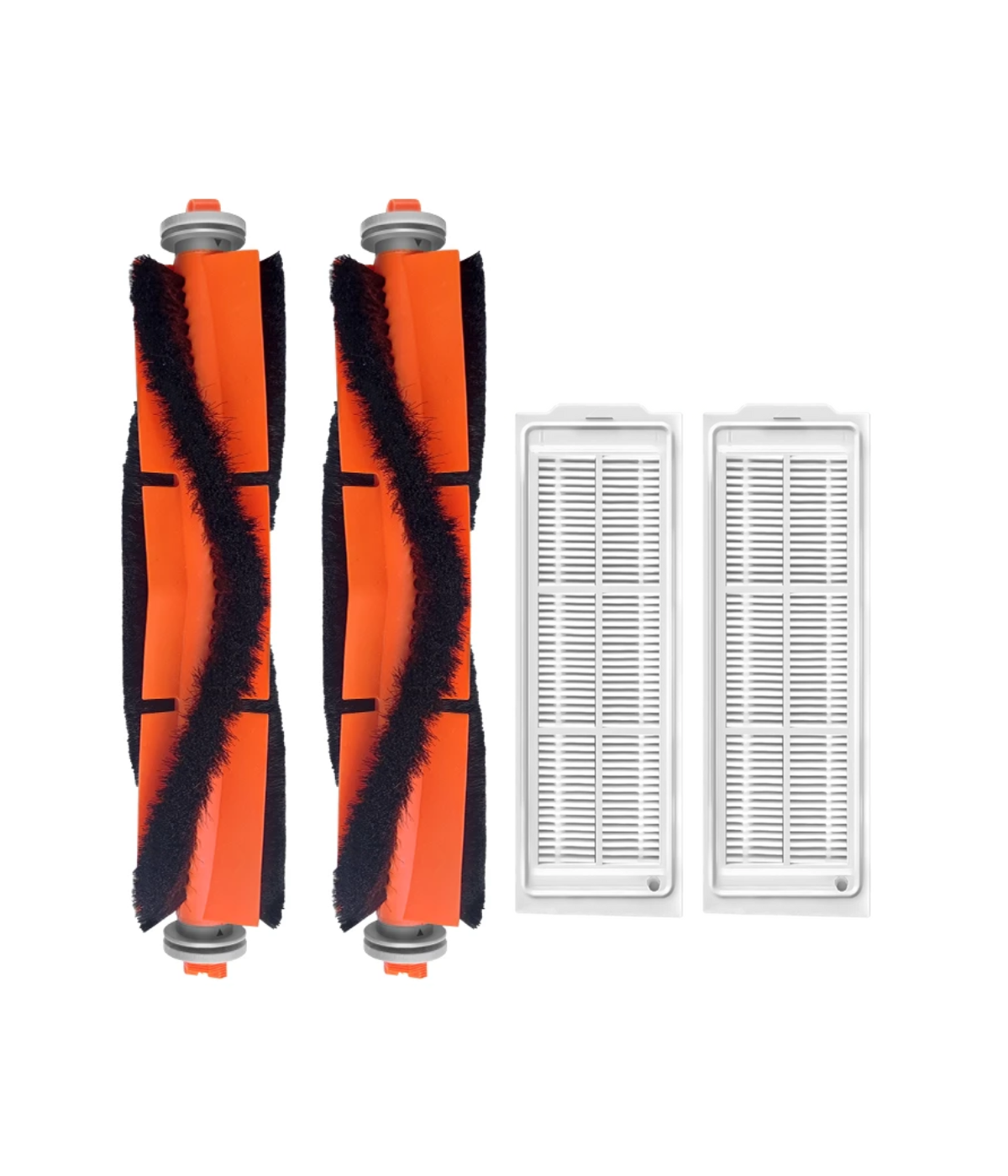 Xiaomi Mop 2 Lite (MJSTL) Uyumlu Yedek Ana Fırça ve Hepa Filtre-4 Parça