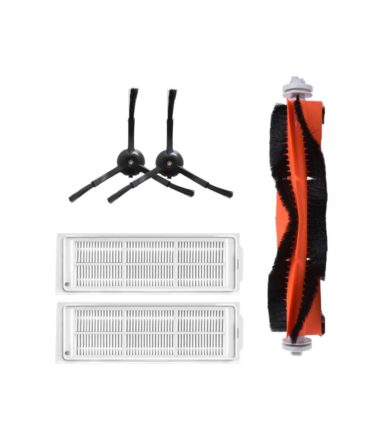 Xiaomi Mop 2 Pro (Siyah) MJST1SHW Uyumlu Yedek Fırça Filtre Seti-5 Parça