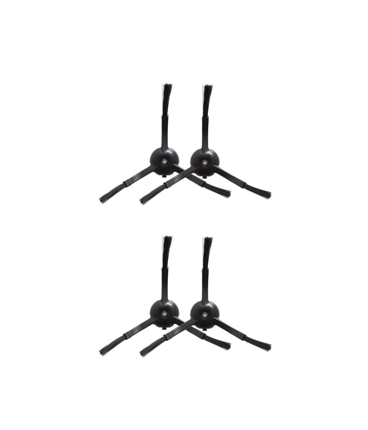 Xiaomi Mop 2 Pro (Siyah) MJST1SHW Uyumlu Yedek Yan Fırça-4 Parça