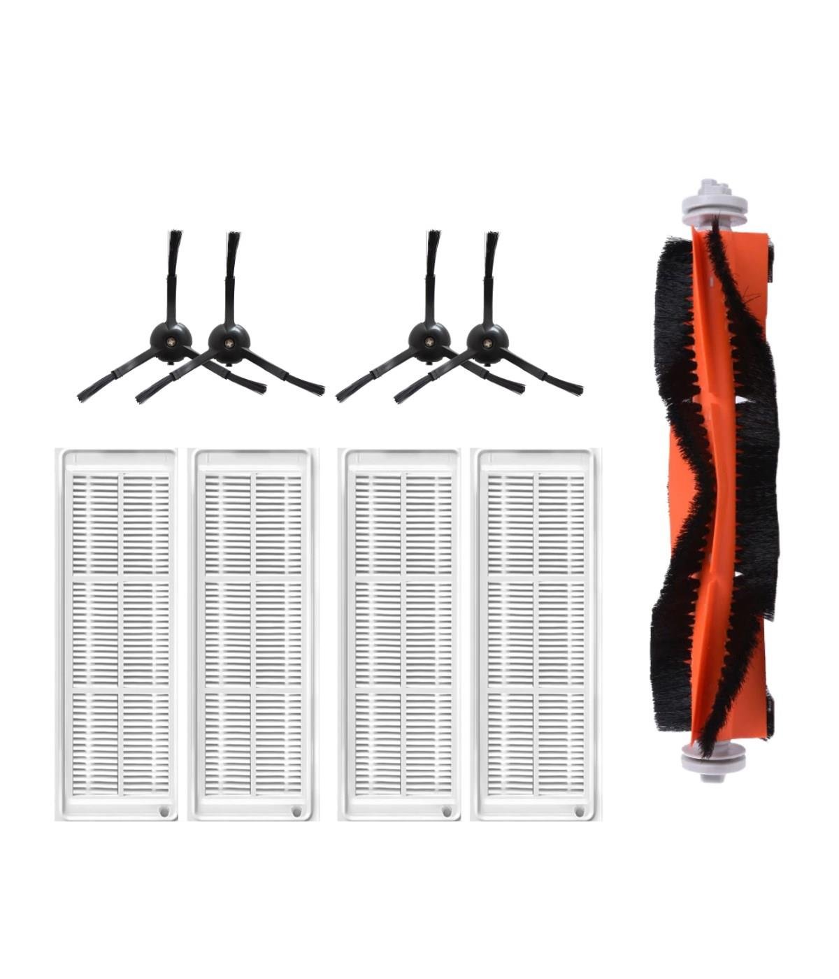 Xiaomi Mop 2 Pro (Siyah) MJST1SHW Uyumlu Yedek Mopsuz Fırça Hepa Filtre Seti-9 Parça