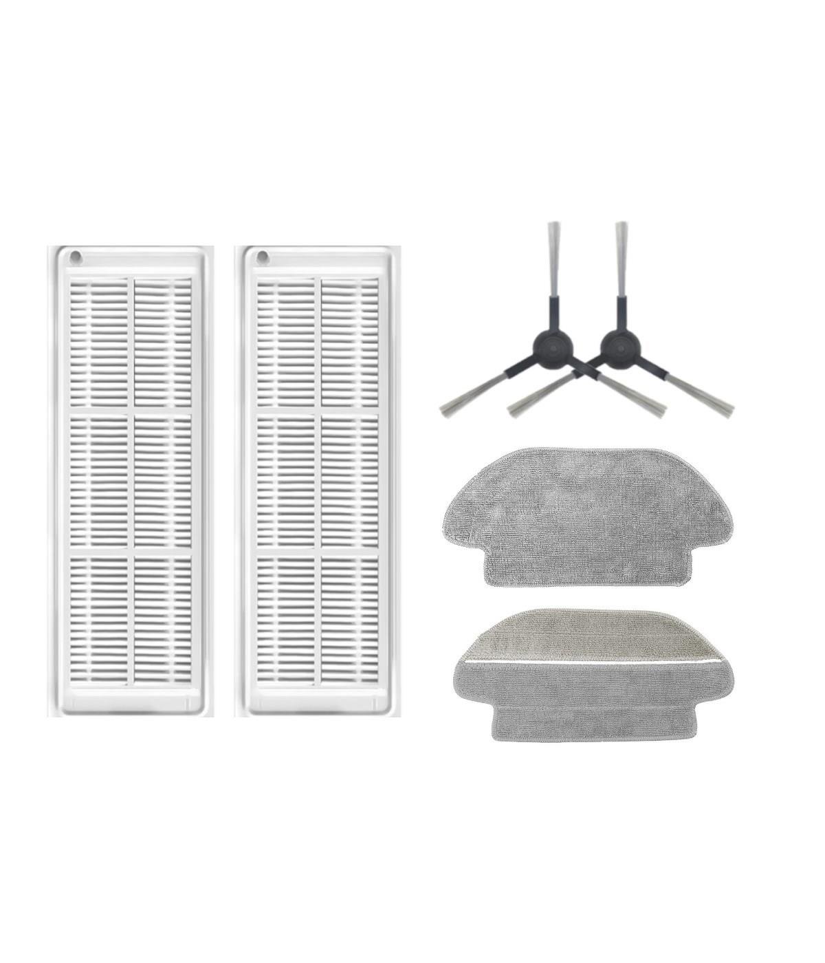 Xiaomi Mop 2S XMSTJQR2S Uyumlu Yedek Hepa Filtre Yan Fırça Mop-6 Parça