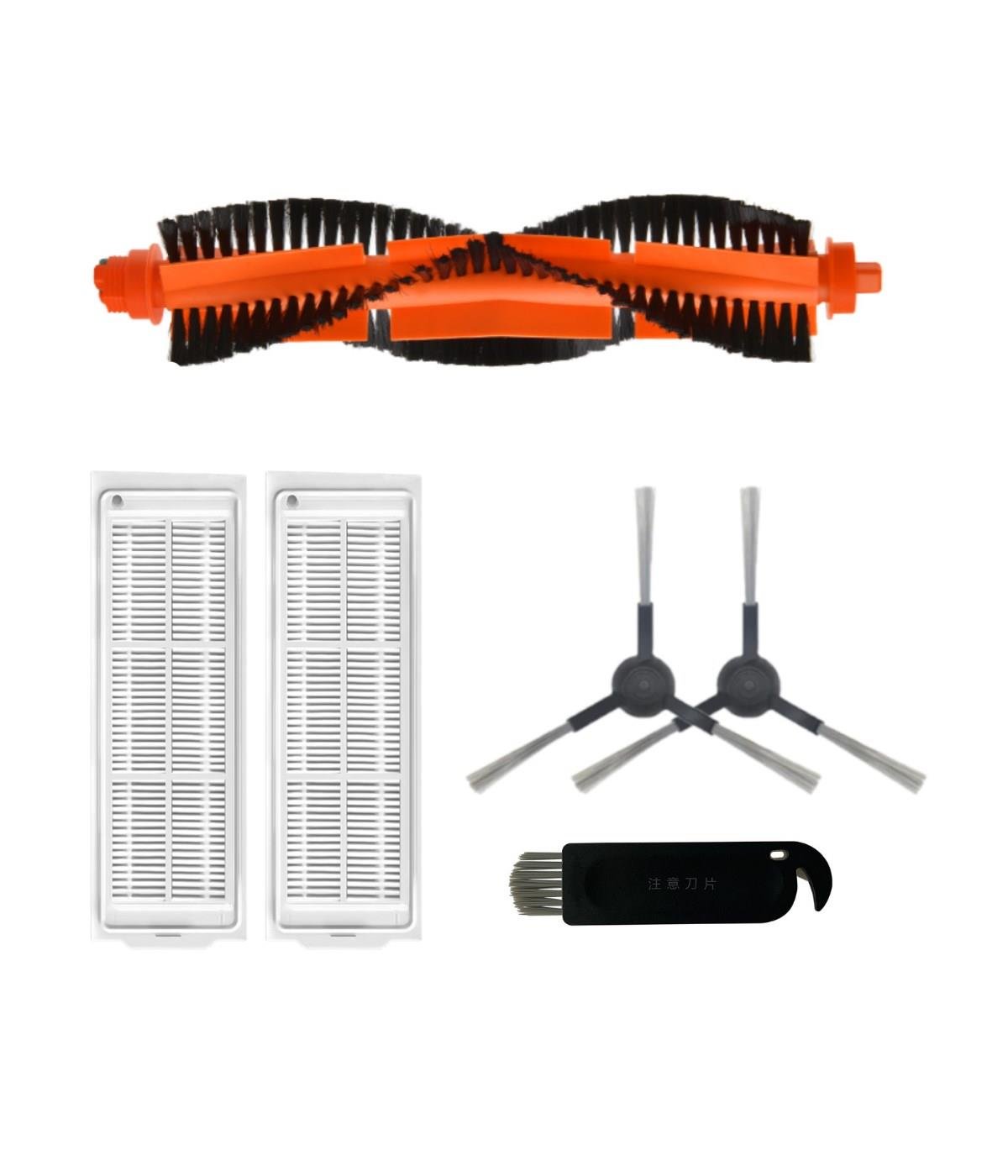 Xiaomi Mop 2S XMSTJQR2S Uyumlu Yedek Mopsuz Fırça Hepa Filtre Seti-6 Parça