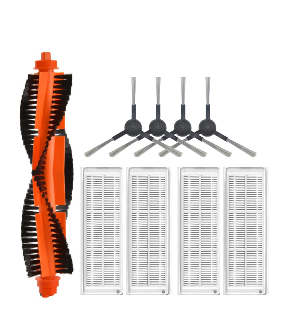 Xiaomi Mop 2S XMSTJQR2S Uyumlu Yedek Mopsuz Fırça Hepa Filtre Mop Seti-9 Parça