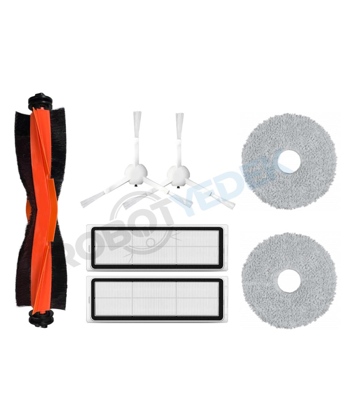 Xiaomi Robot Vacuum S10+ Uyumlu Yedek Fırça Hepa Filtre Mop Seti-7 Parça