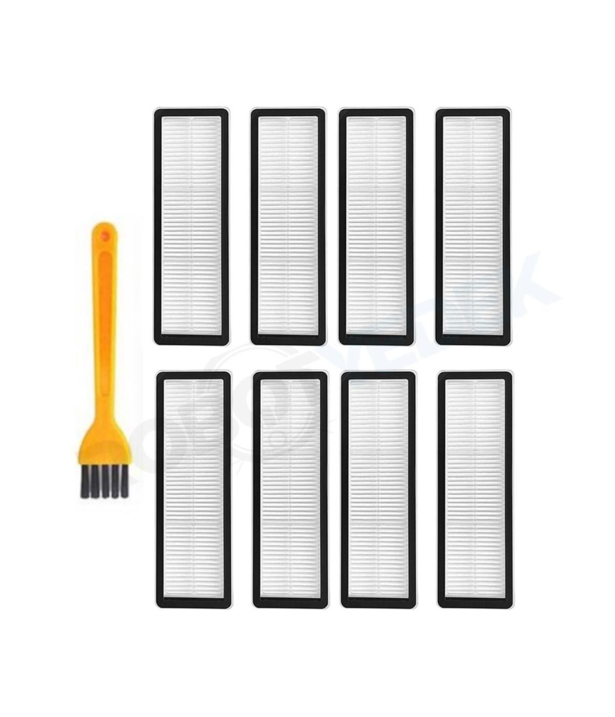 Xiaomi S10T STFCR01SZ Uyumlu Yedek Hepa Filtre ve Temizleme Fırçası-9 Parça