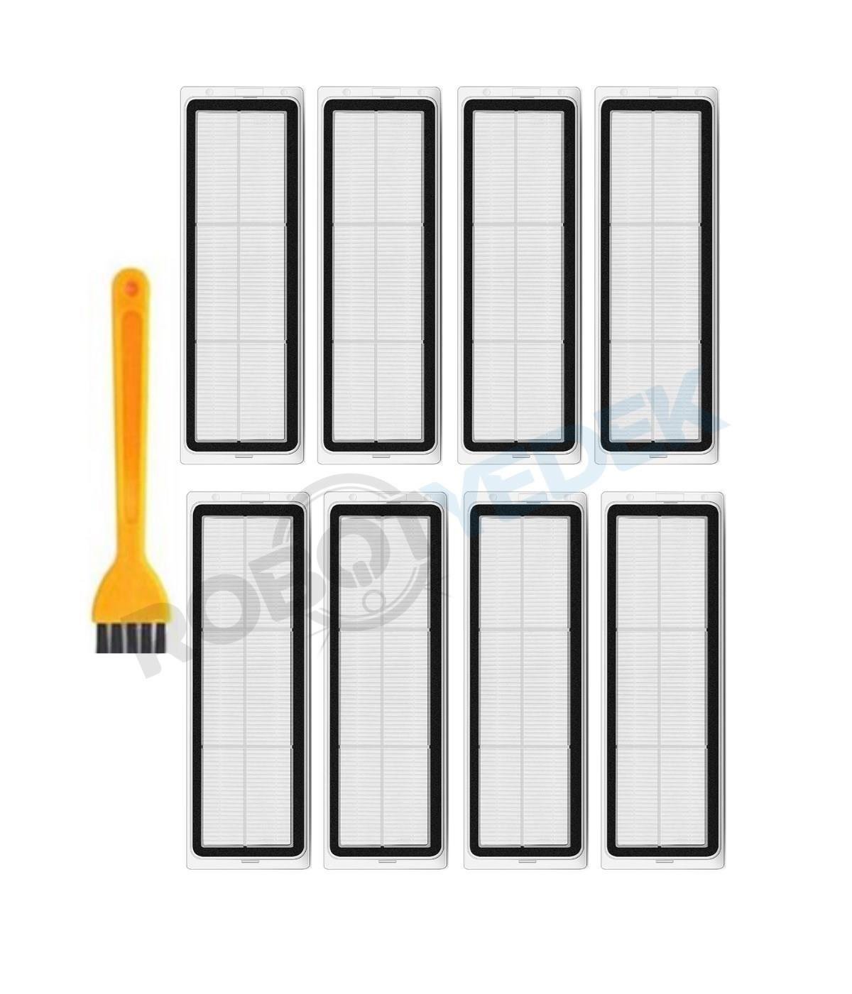 Xiaomi S20+ Plus Uyumlu Yedek Hepa Filtre ve Temizleme Fırçası-9 Parça