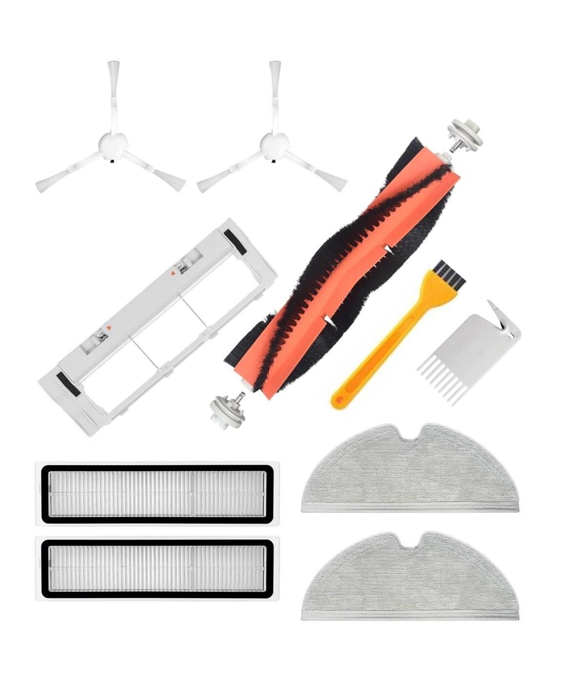Xiaomi Trouver Finder LDS Uyumlu Yedek Fırça Hepa Filtre Mop Fırça Kapağı Seti-10 Parça