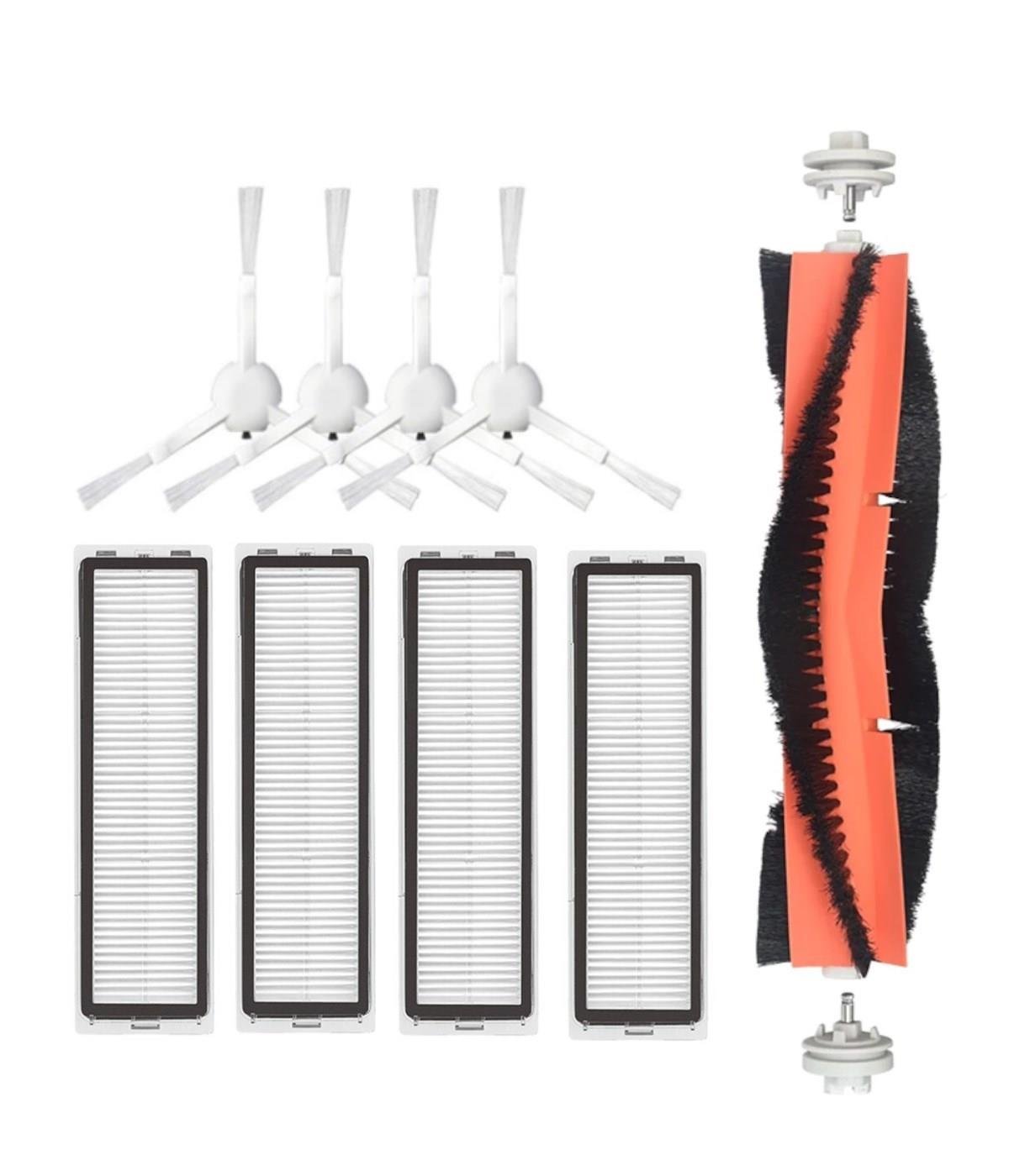 Xiaomi Trouver Finder LDS Uyumlu Yedek Mopsuz Fırça Hepa Filtre Mop Seti-9 Parça