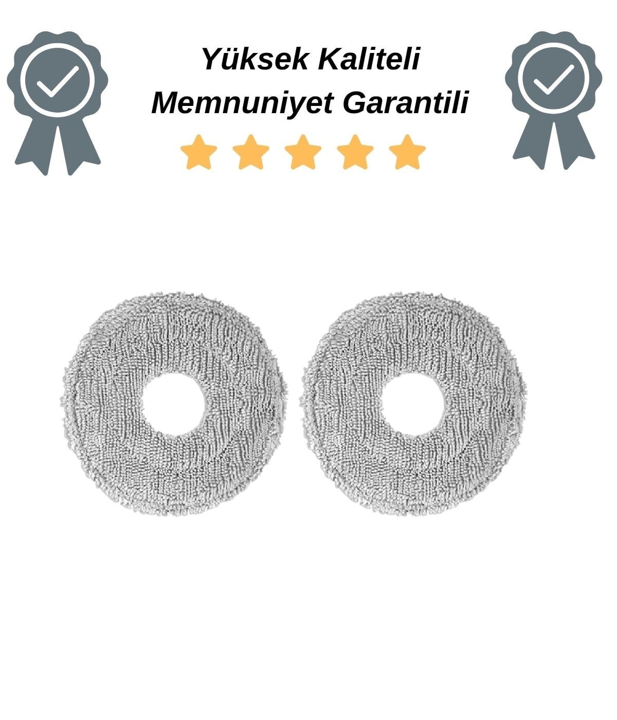 Xiaomi Vacuum H50/H50 Pro Uyumlu Mop Bezi-2 Adet