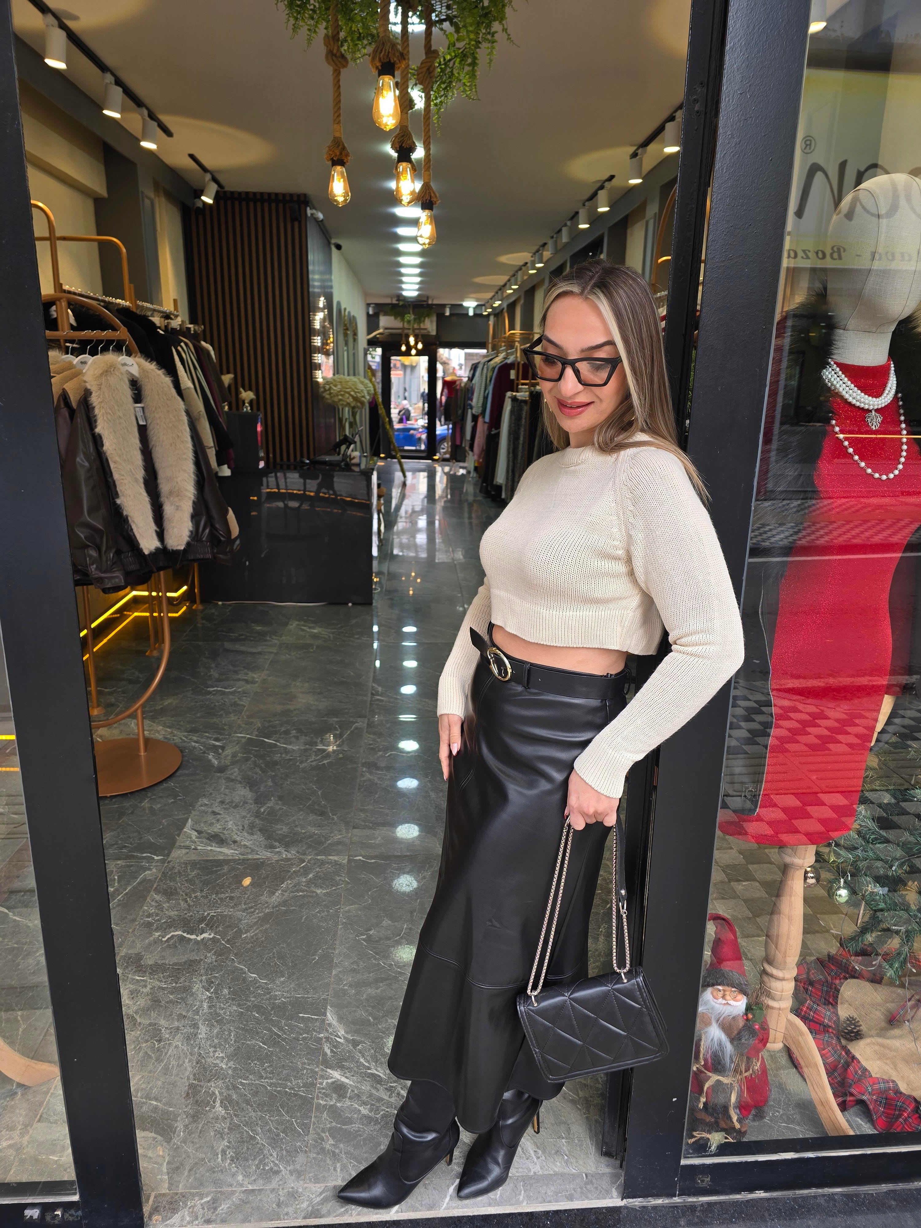 BEJ TRİKO CROP