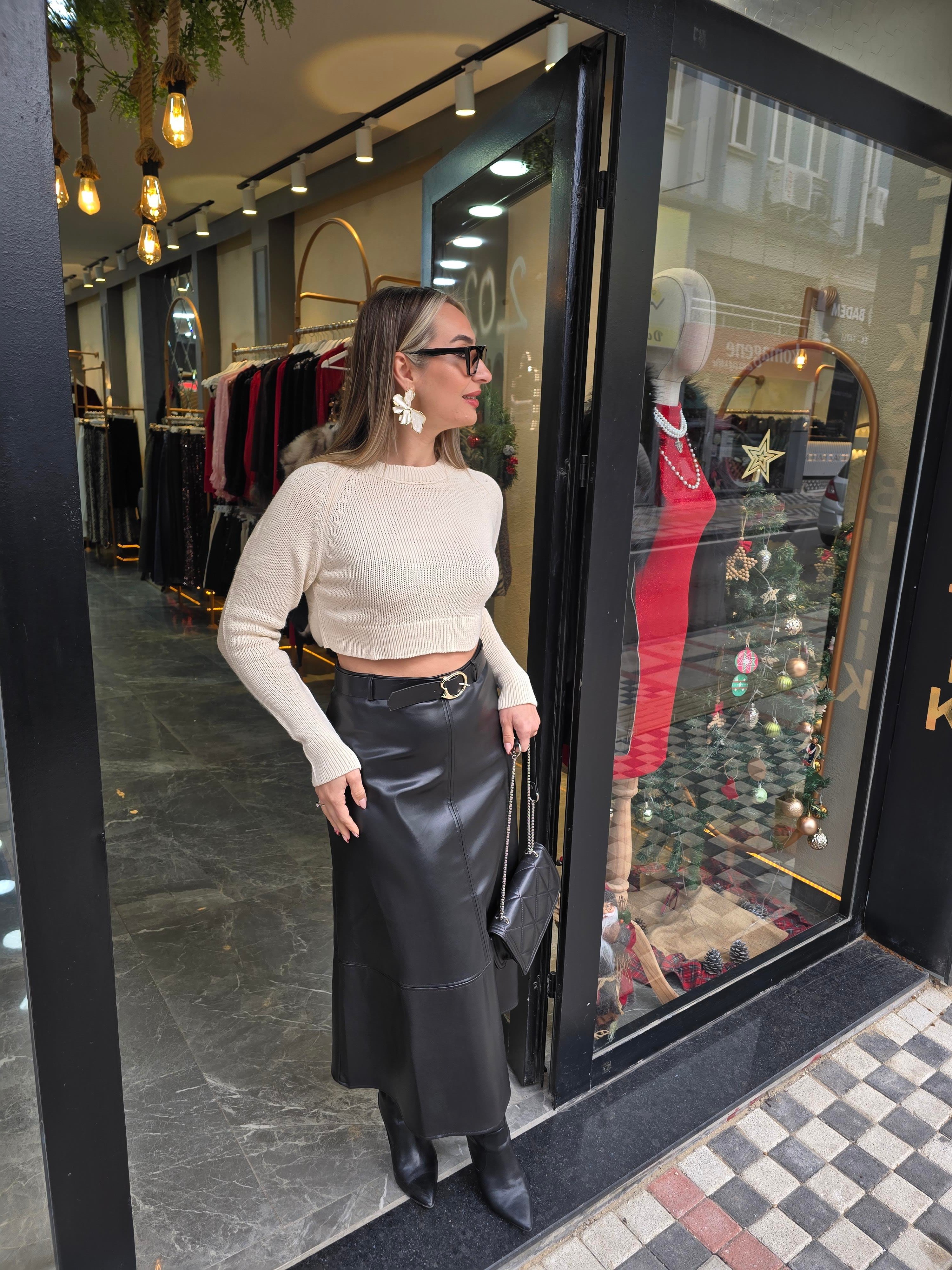 BEJ TRİKO CROP