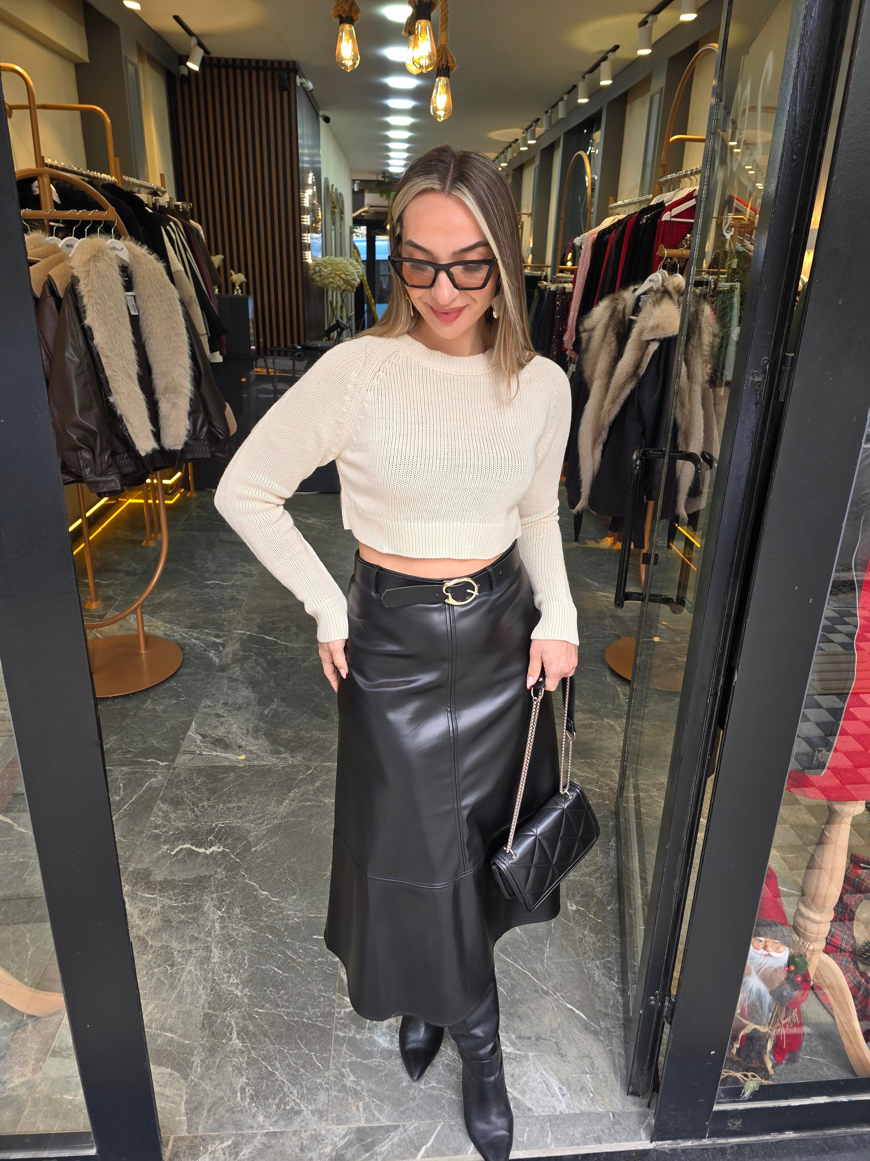 BEJ TRİKO CROP