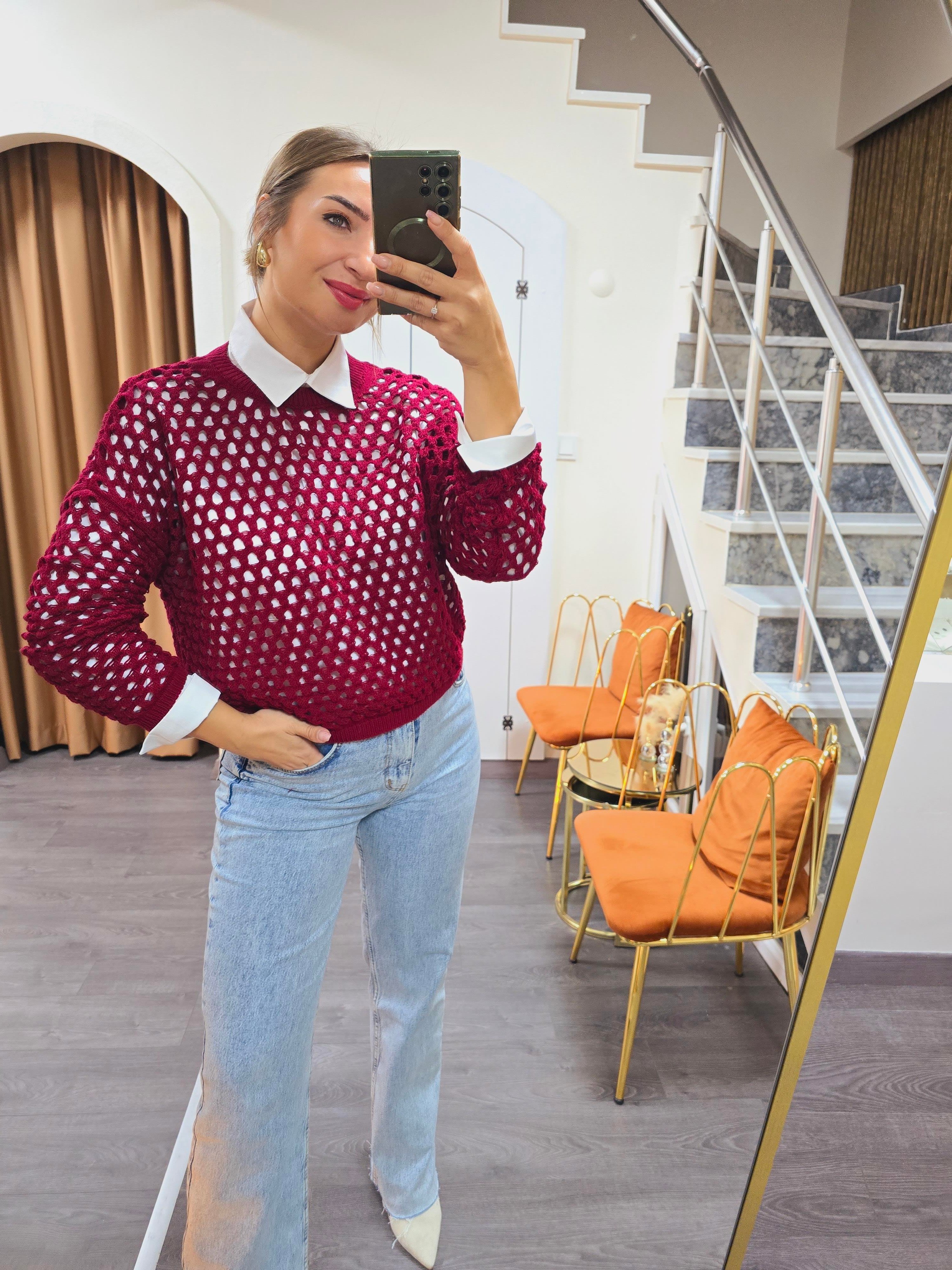 BORDO İNCE TRİKO FİLE