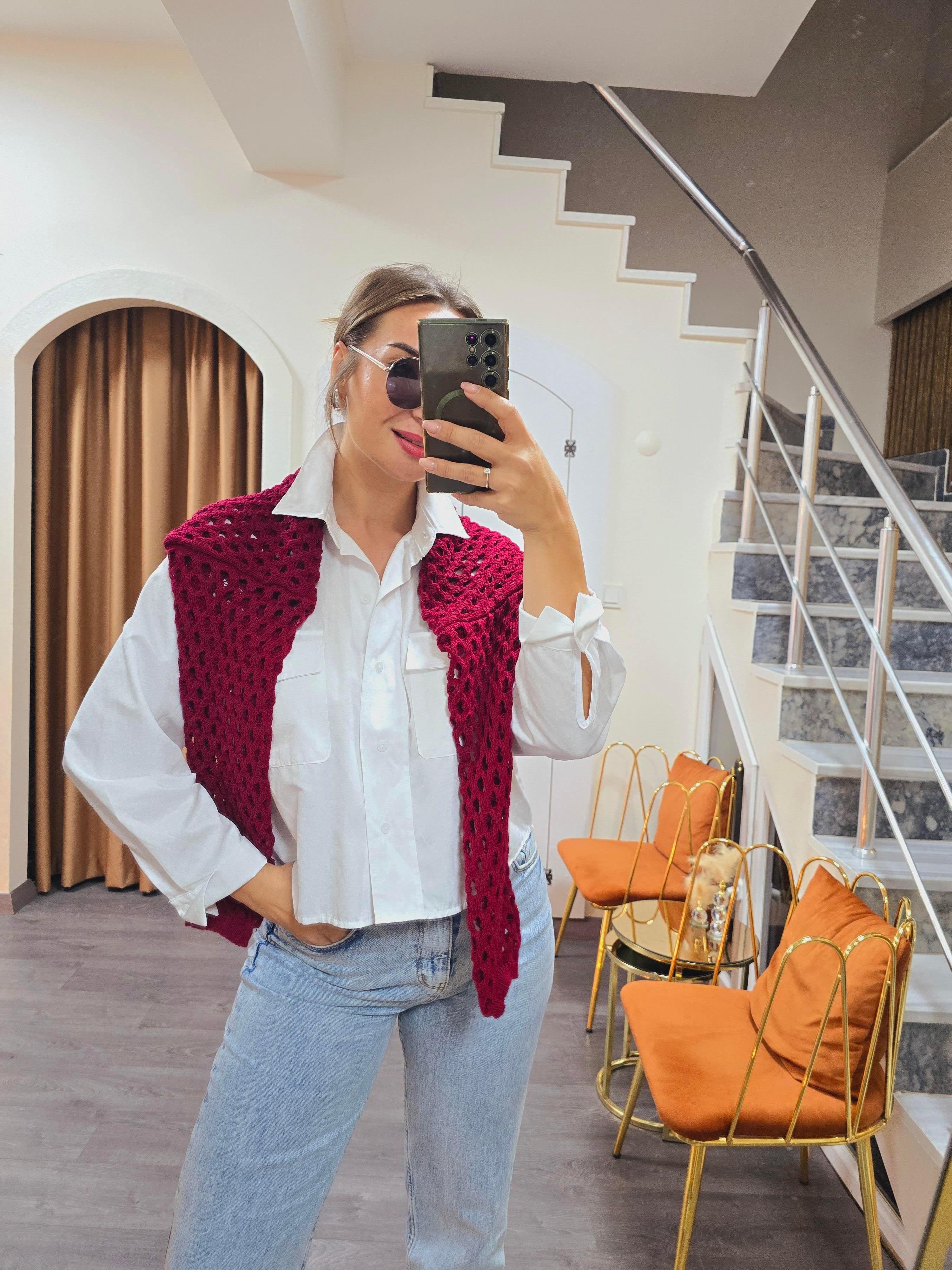 BORDO İNCE TRİKO FİLE