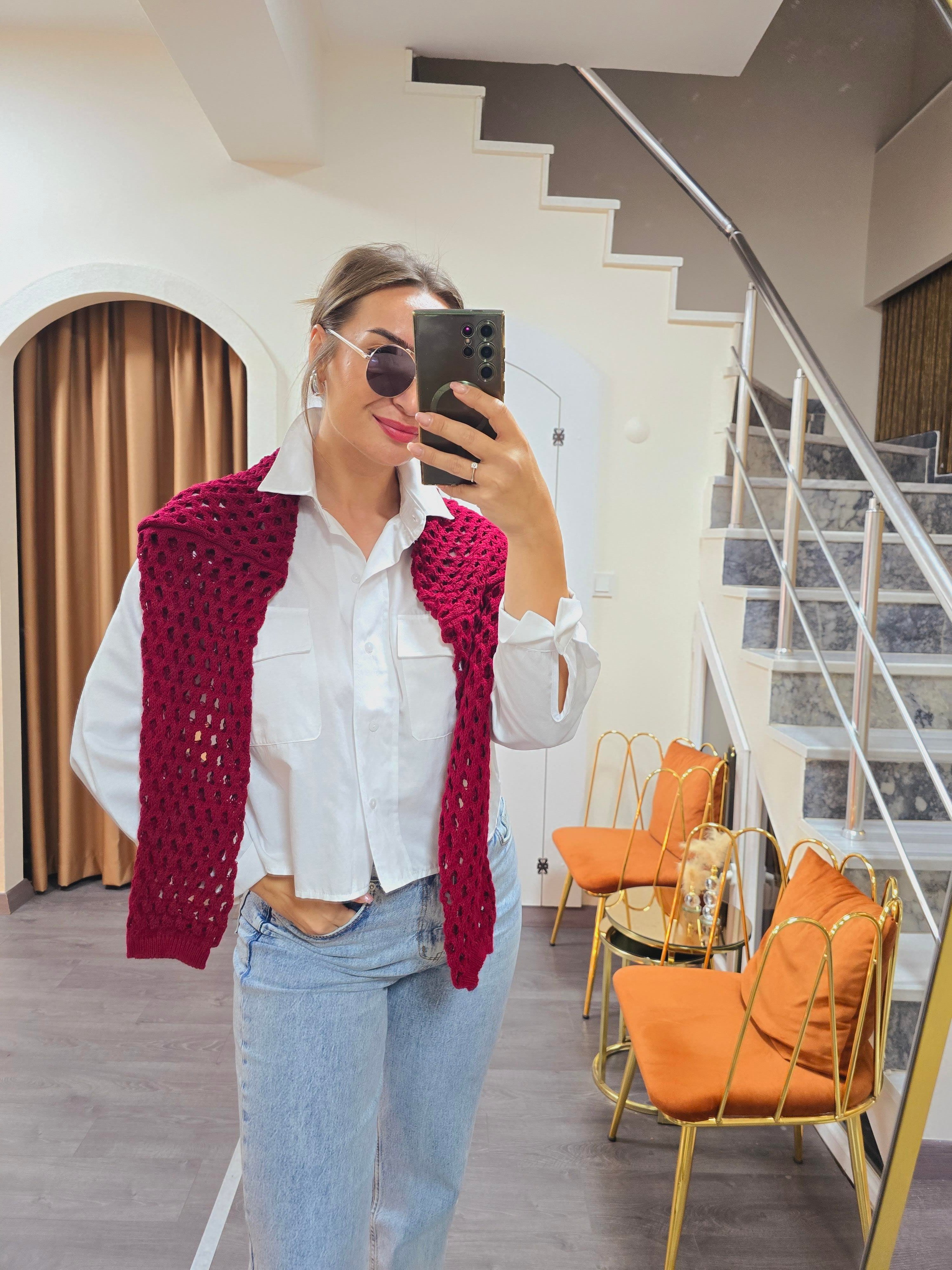 BORDO İNCE TRİKO FİLE