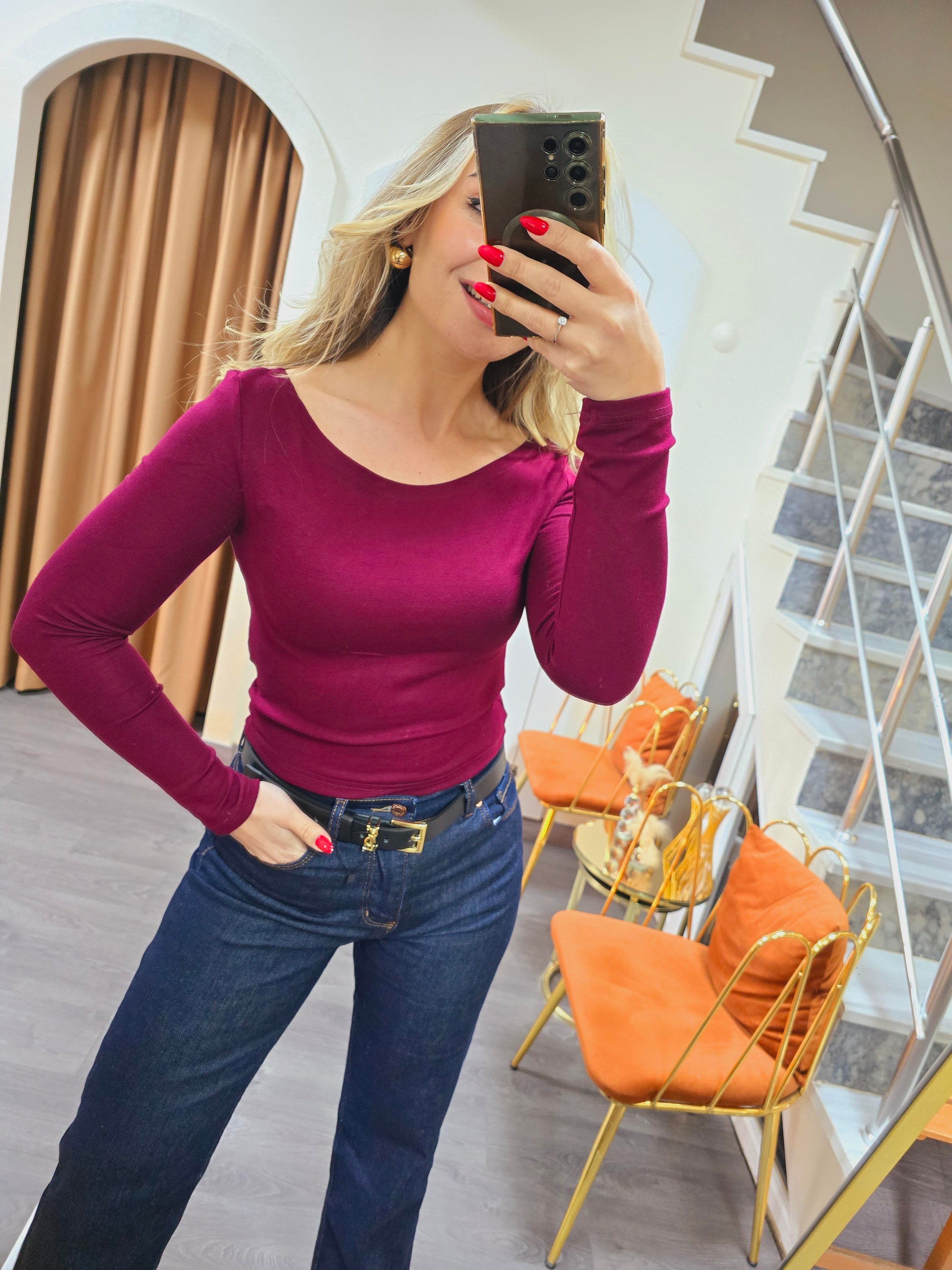 BORDO OSYH KAYIK YAKA BASİC