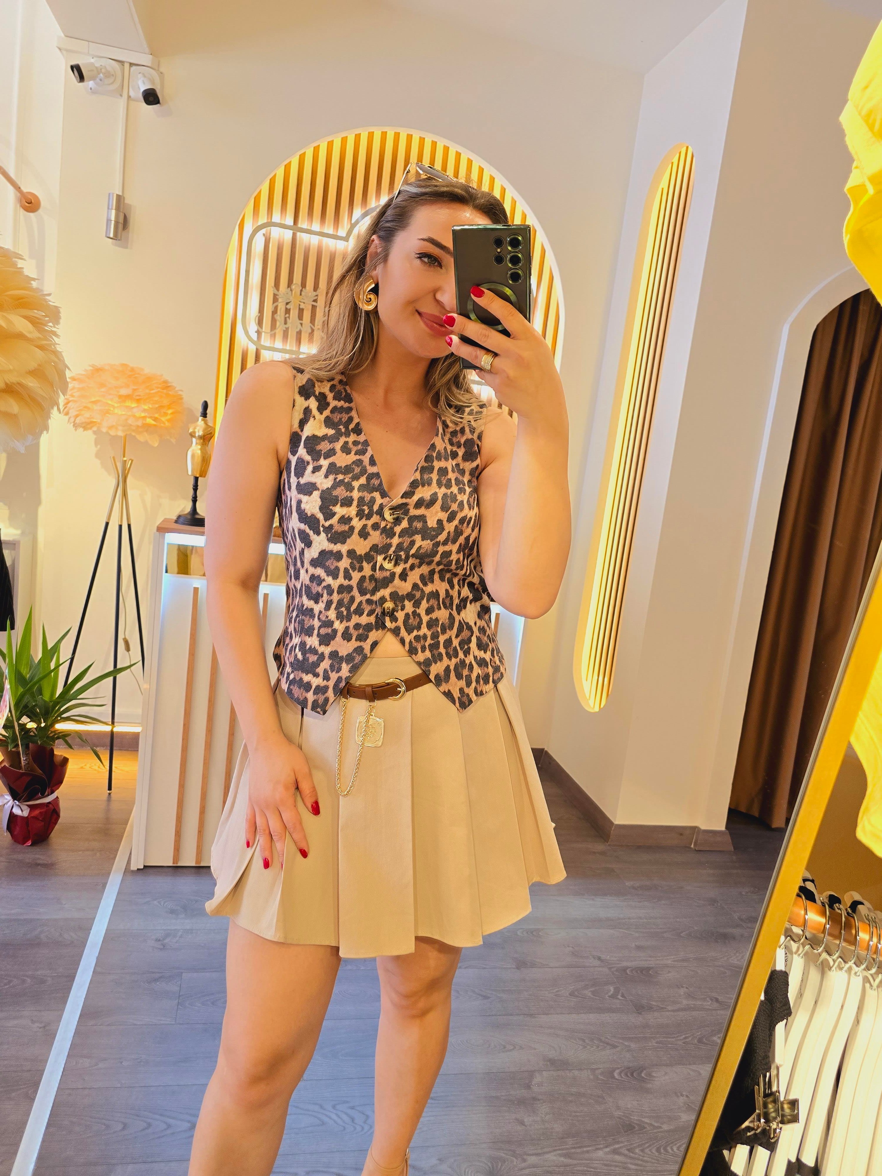 CAMEL ZARA MODEL PİLİLİ ŞIK ETEK 