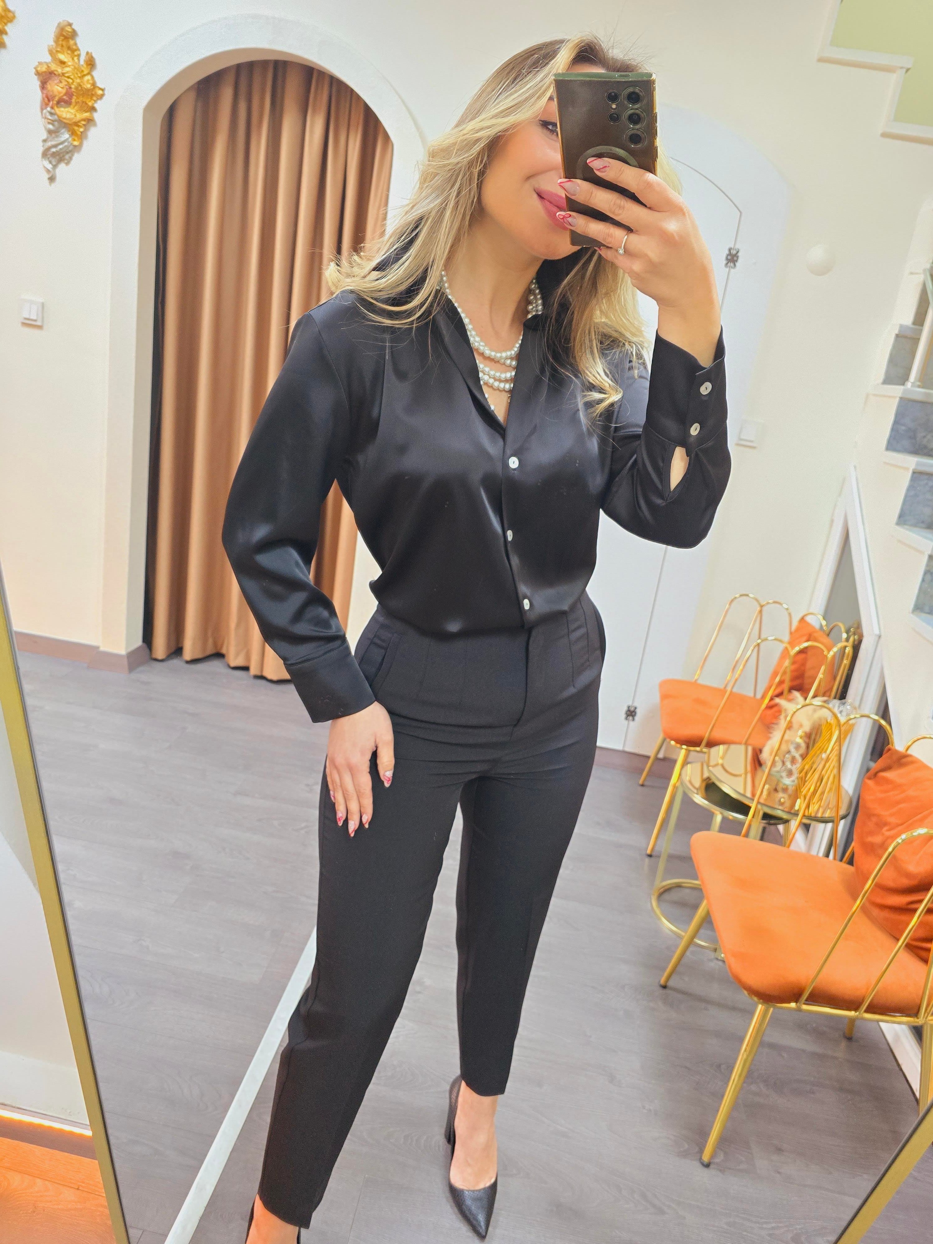 CİGARETTE PAÇA PREMİUM SERİ TOPARLAYICI KUMAŞ PANTOLON