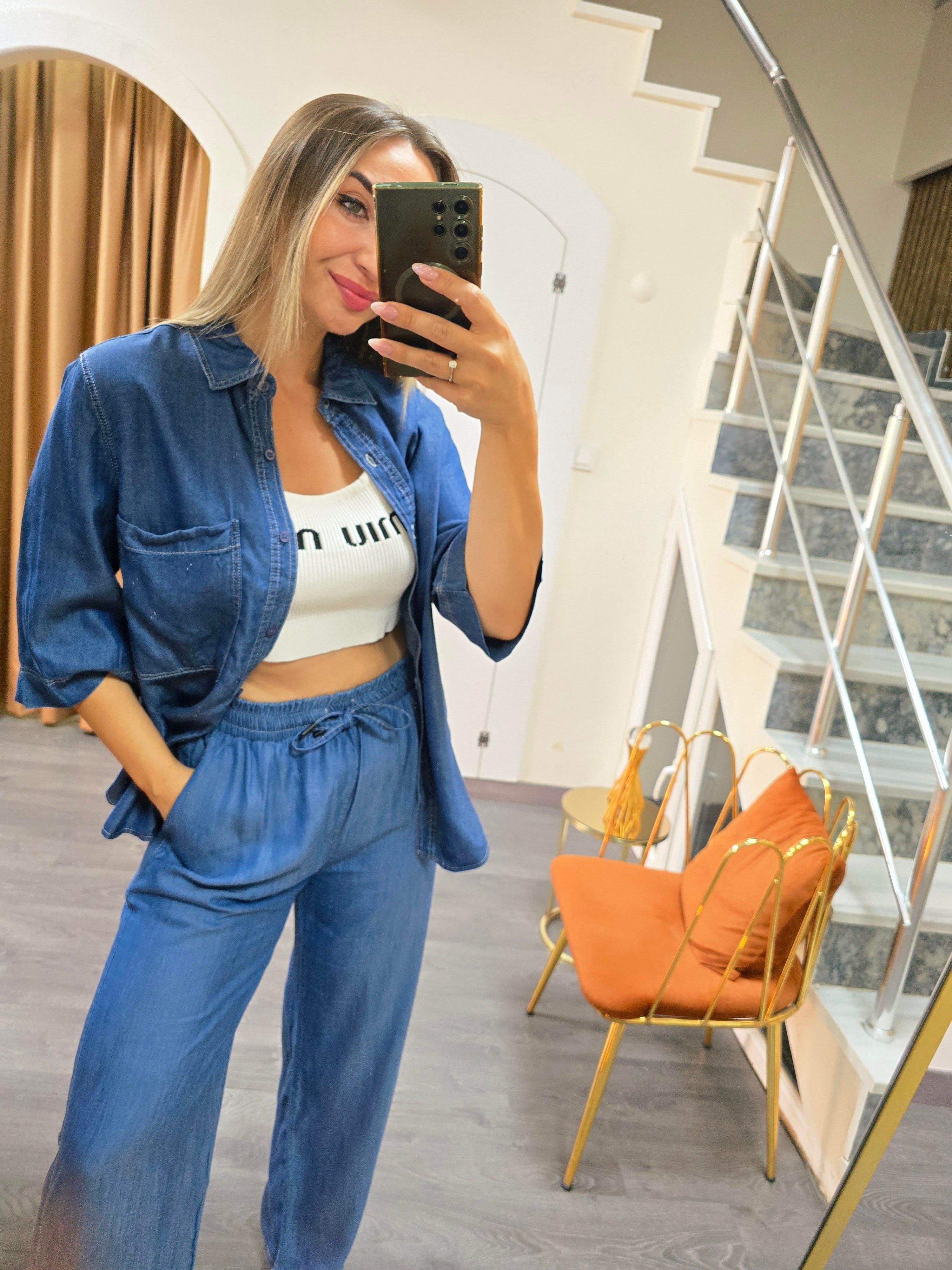 İNCE DENİM PANTOLON 