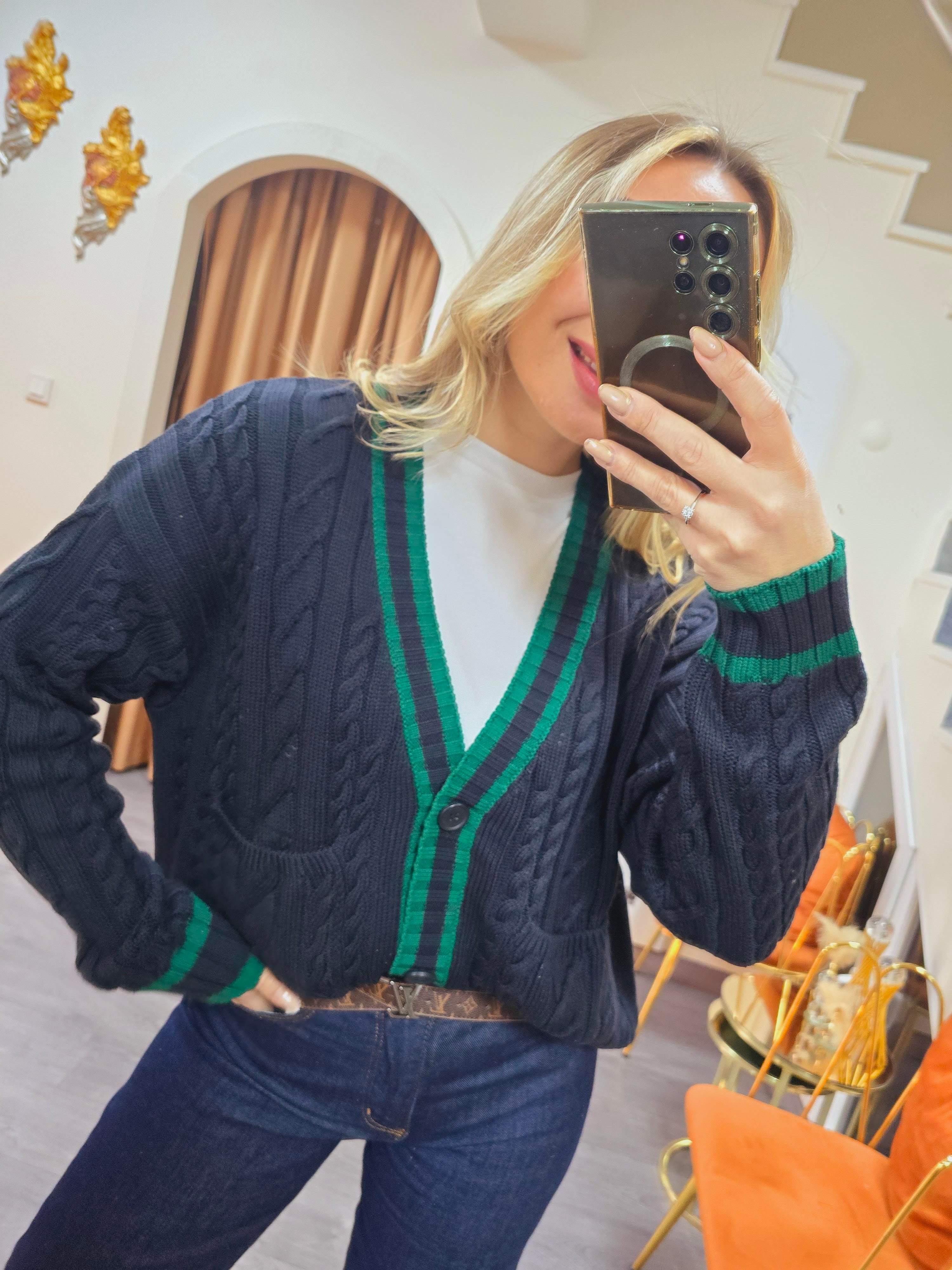 LACİVERT DİLVİN HIRKA