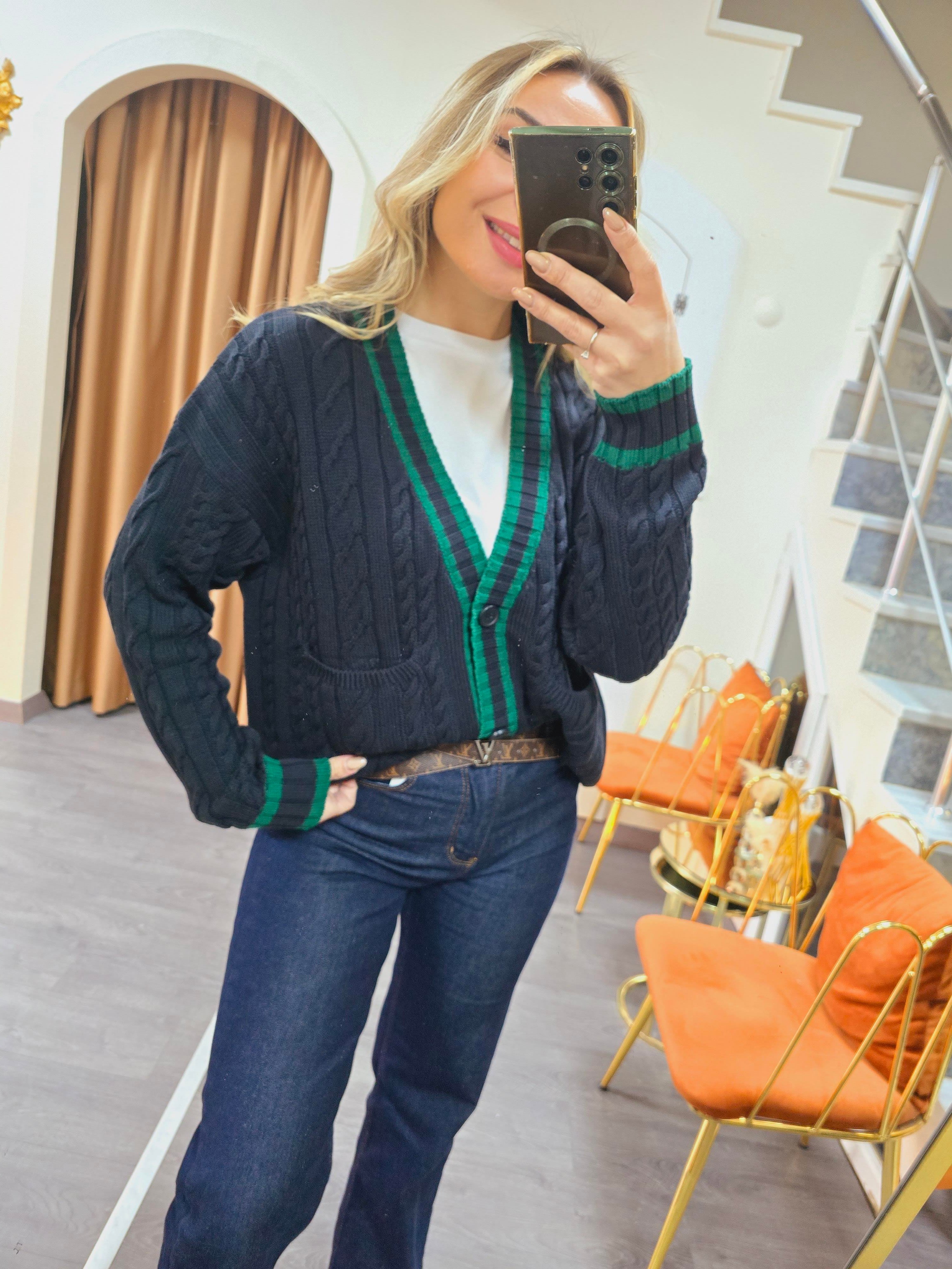 LACİVERT DİLVİN HIRKA