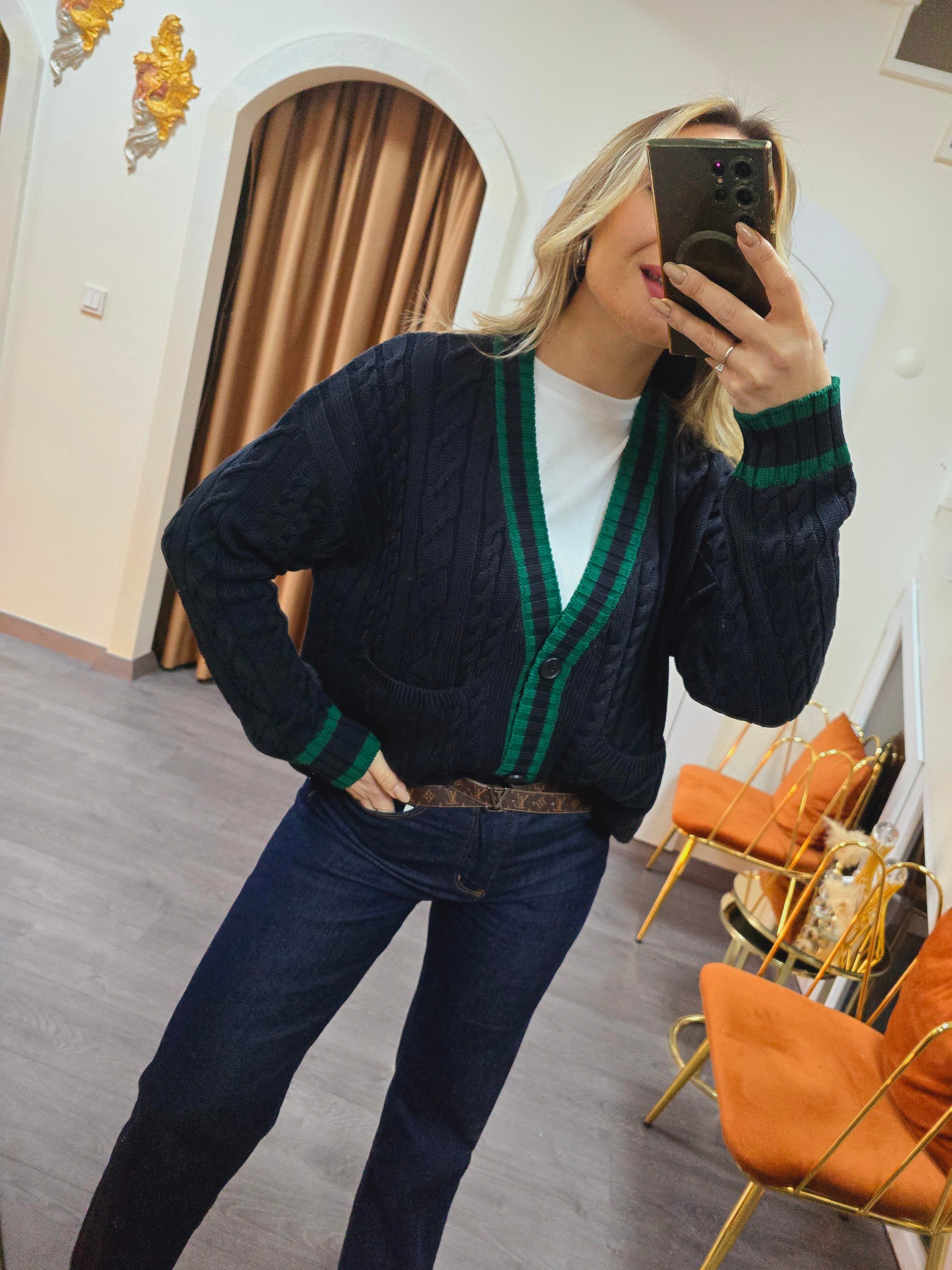 LACİVERT DİLVİN HIRKA