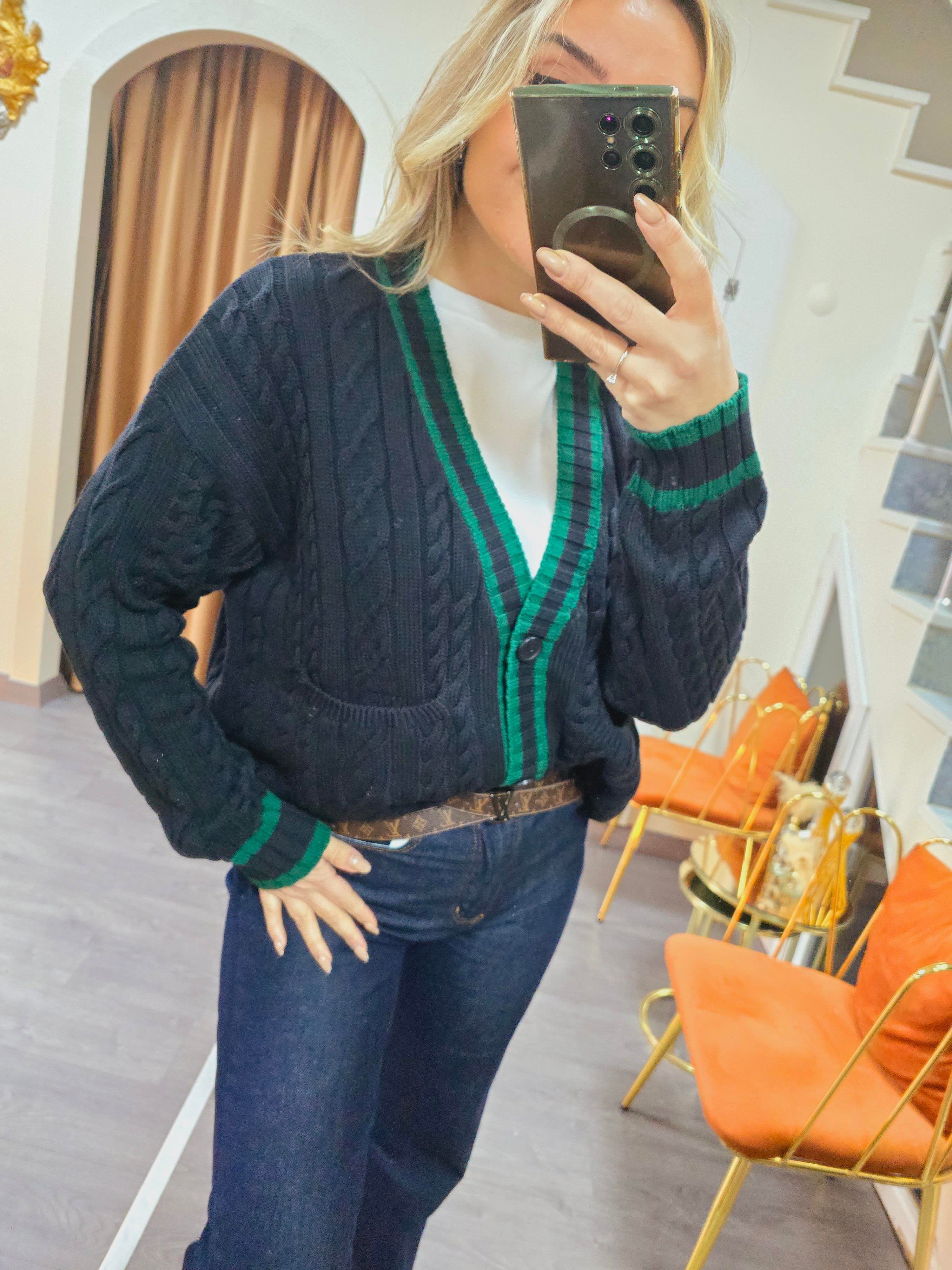LACİVERT DİLVİN HIRKA
