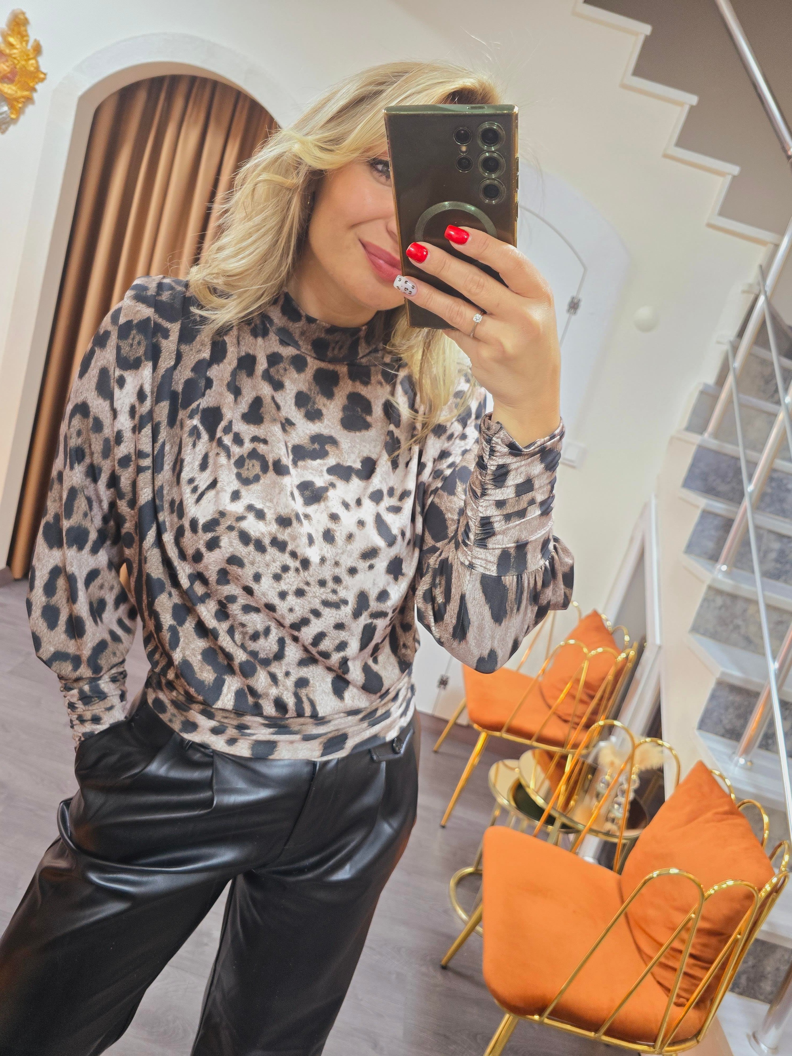 LEOPAR BLUZ