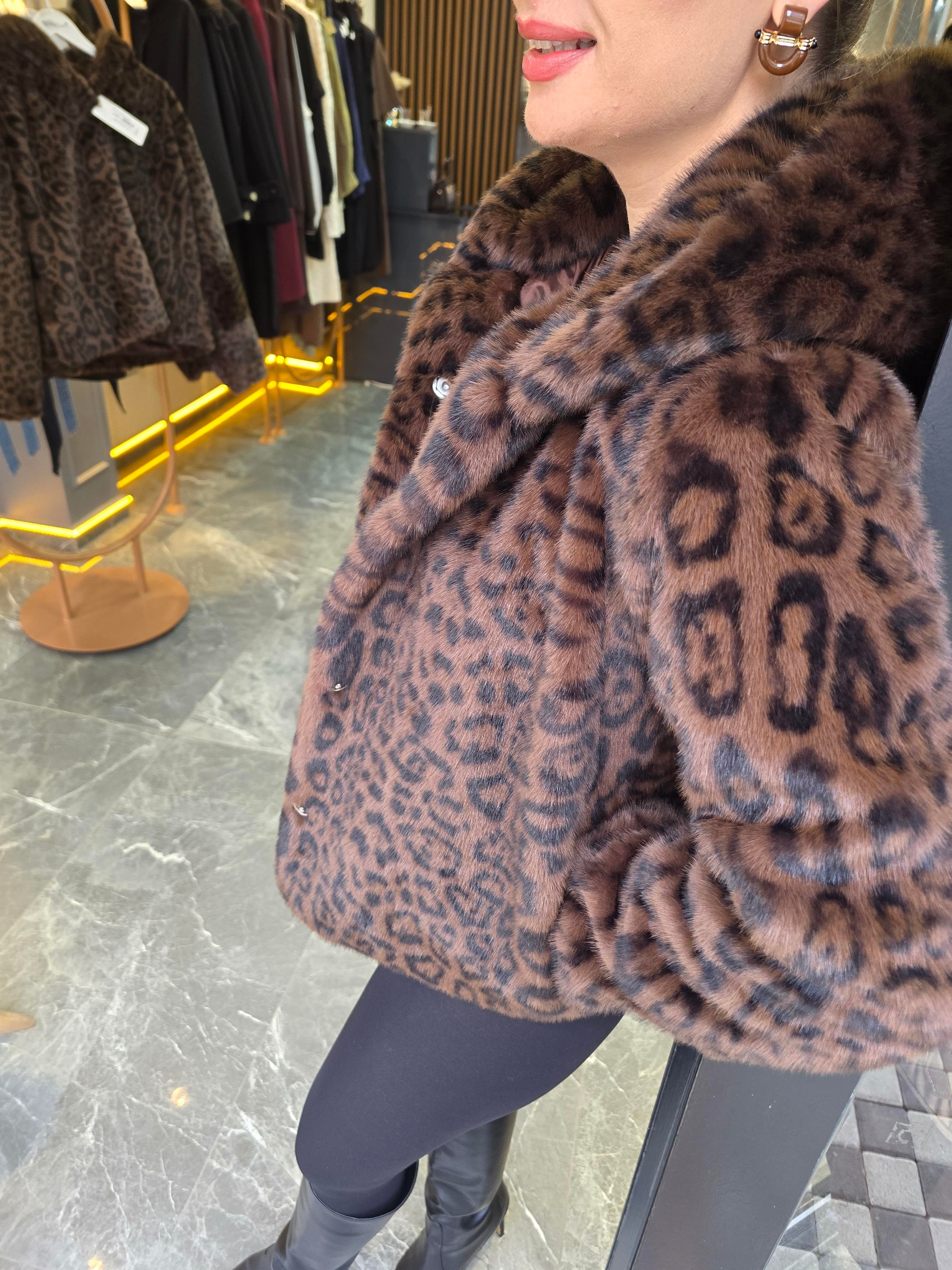 LEOPAR KAŞMİR MANTO