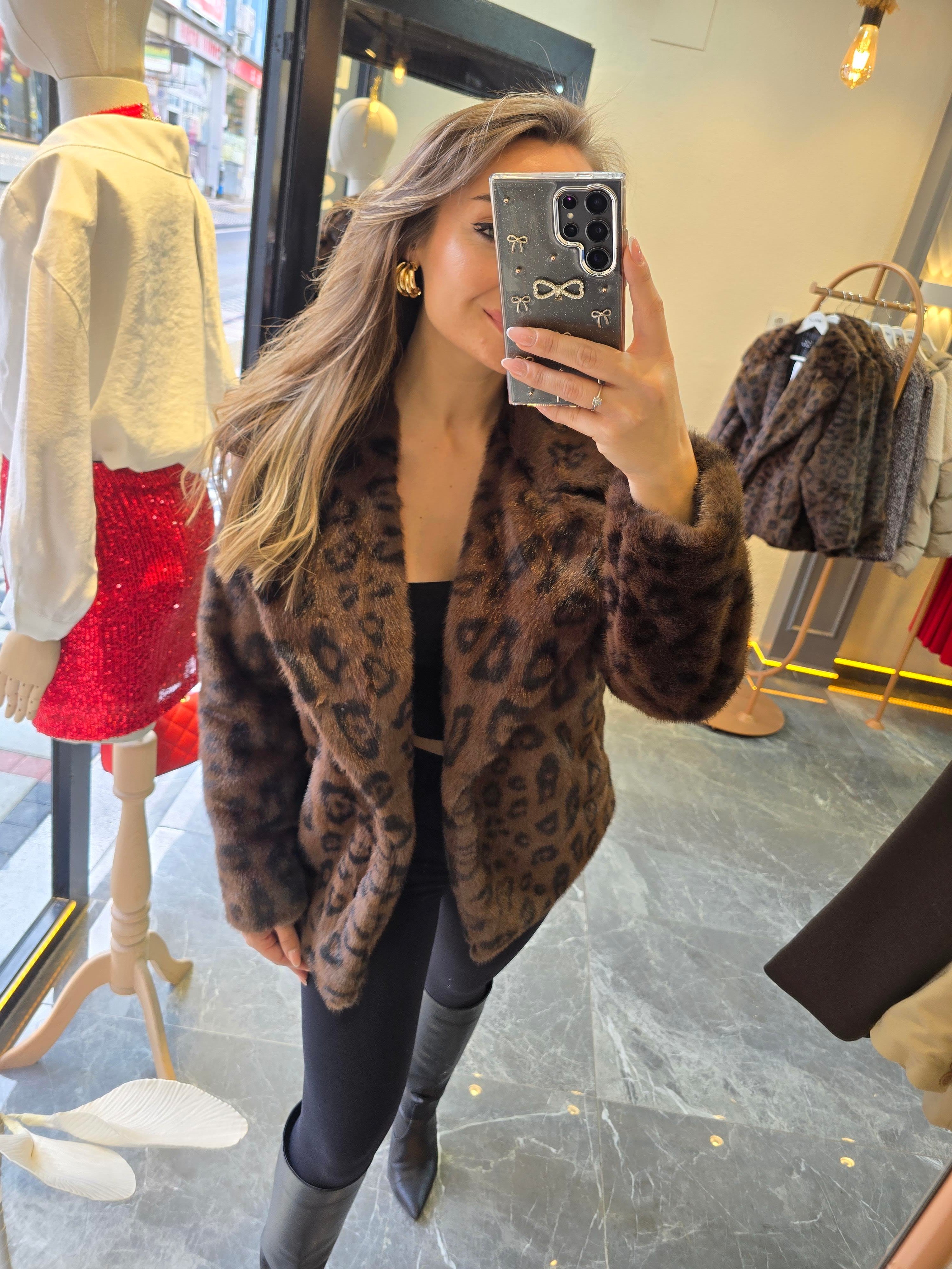 LEOPAR KÜRK CEKET