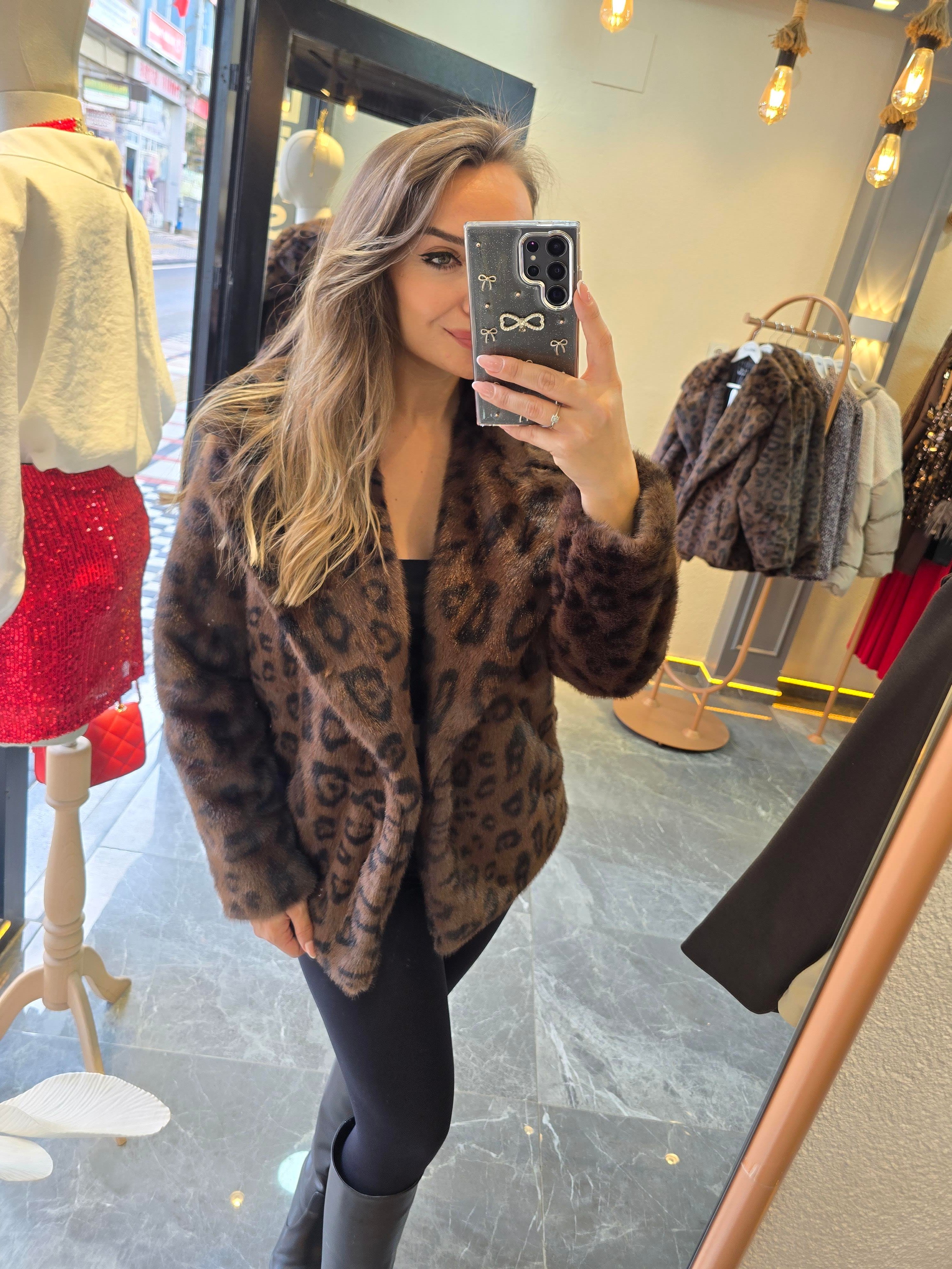 LEOPAR KÜRK CEKET