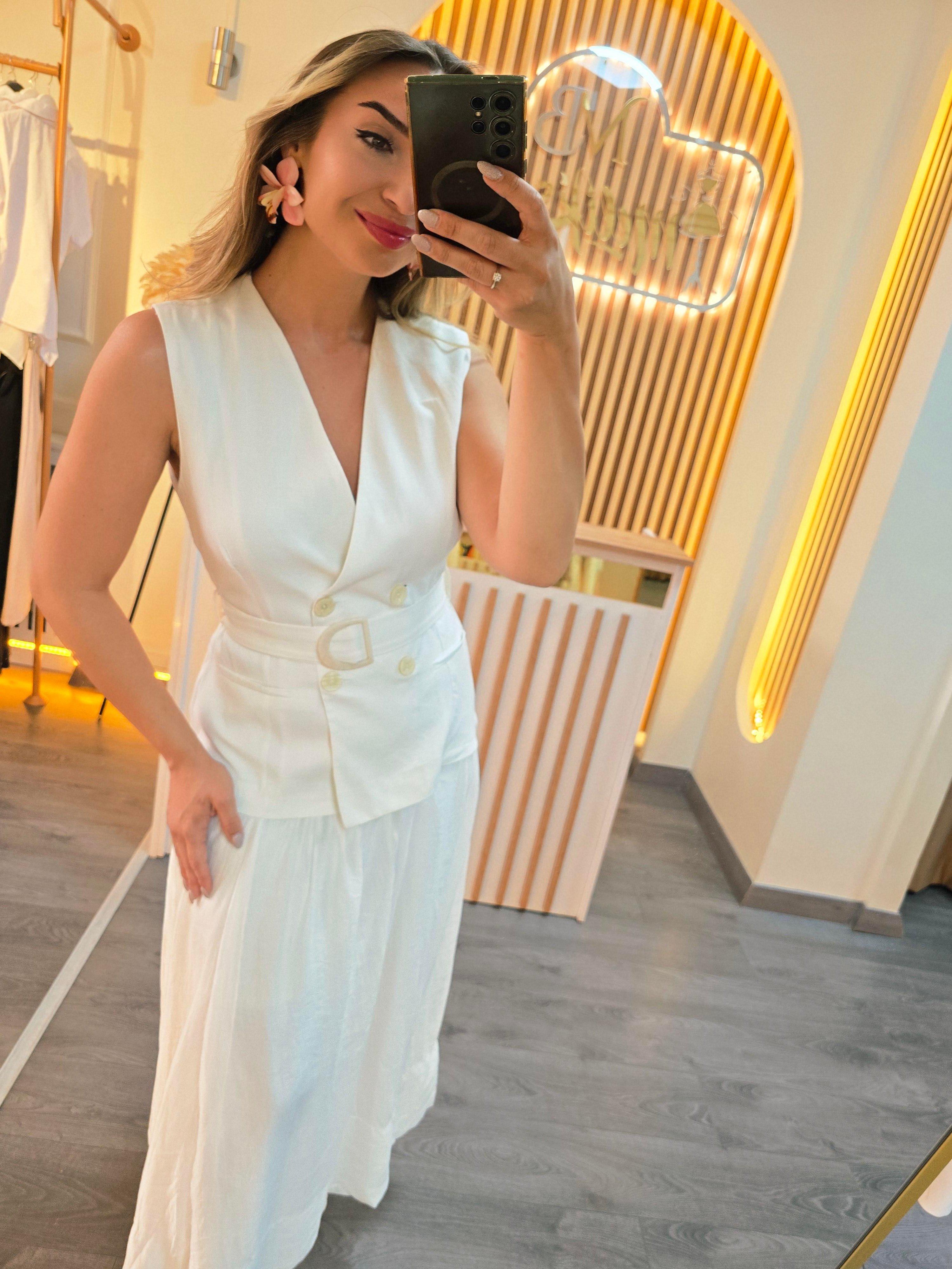MARKA MODEL YELEKLİ ELBİSE