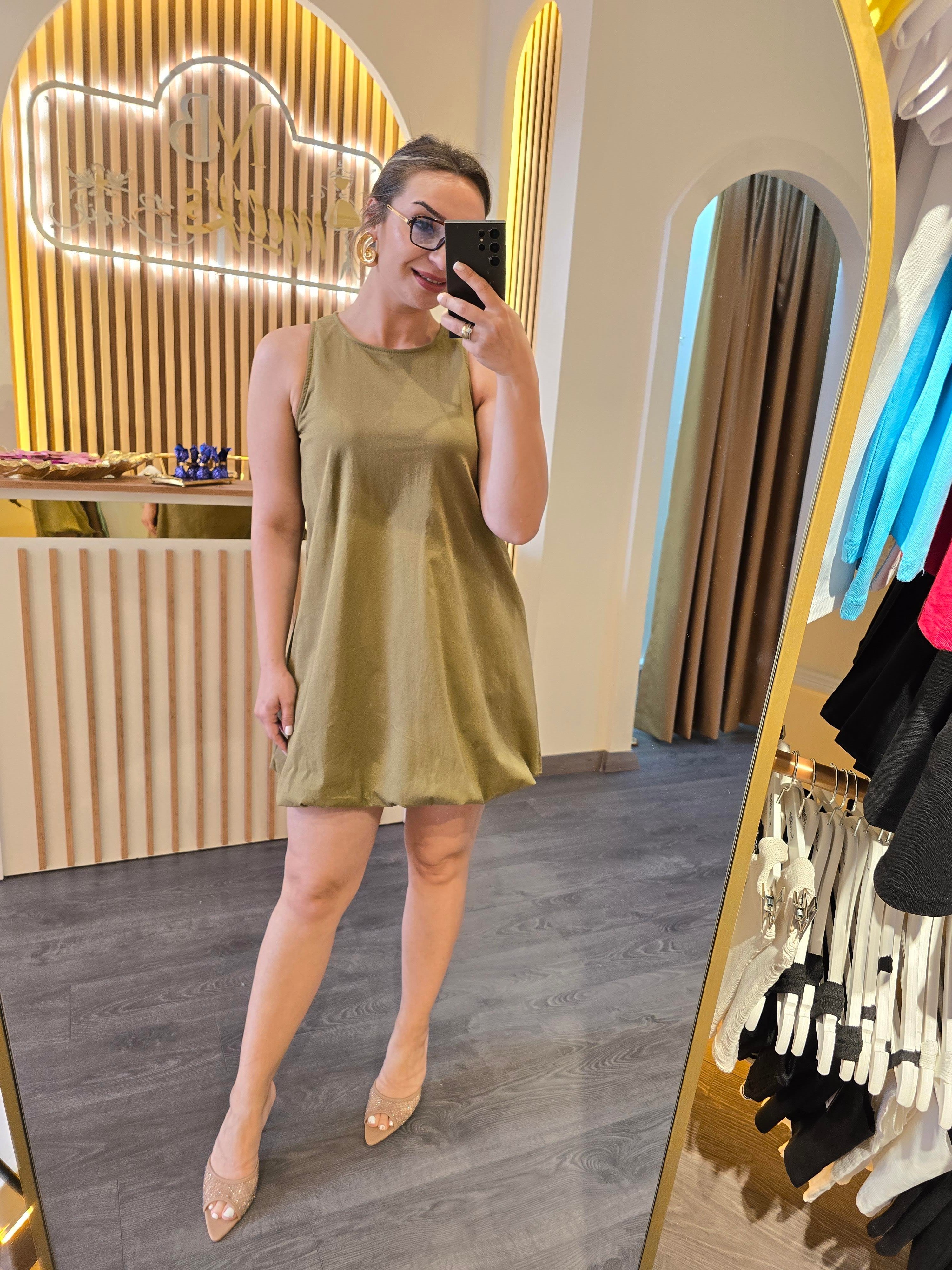 MASSİMO MODEL BALON ETEK ELBİSE