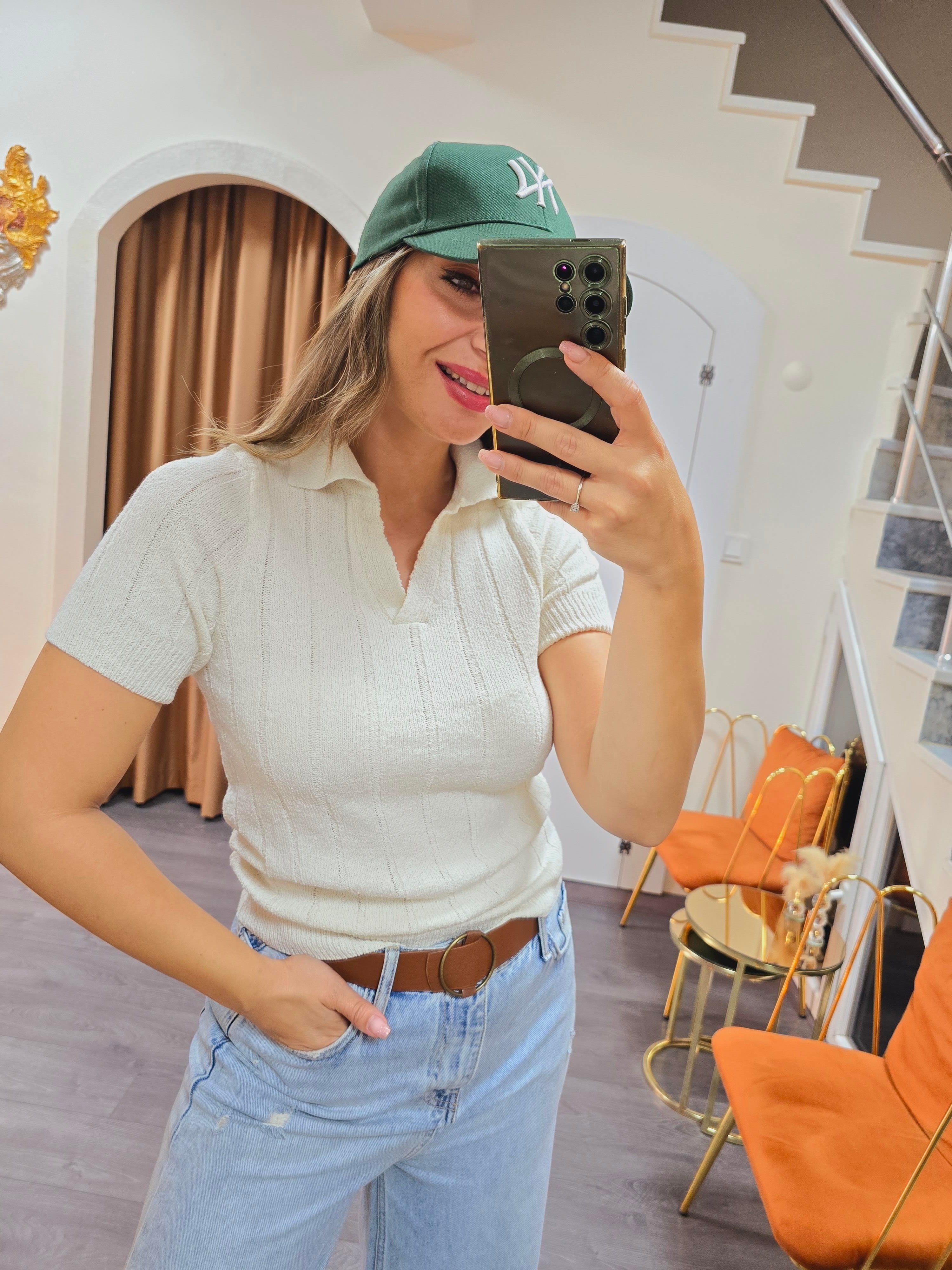 POLO YAKA İNCE TRİKO TSHİRT