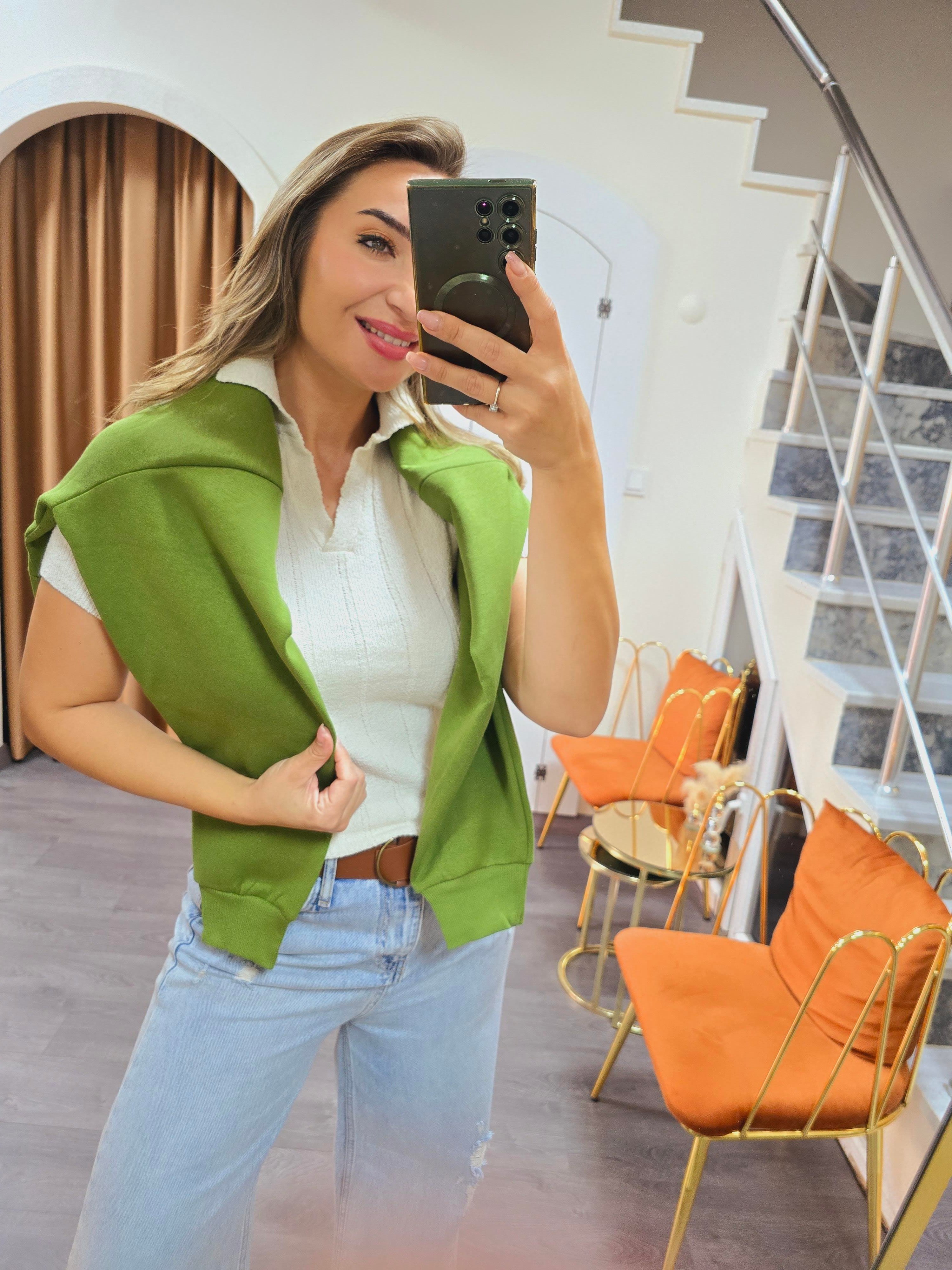 POLO YAKA İNCE TRİKO TSHİRT