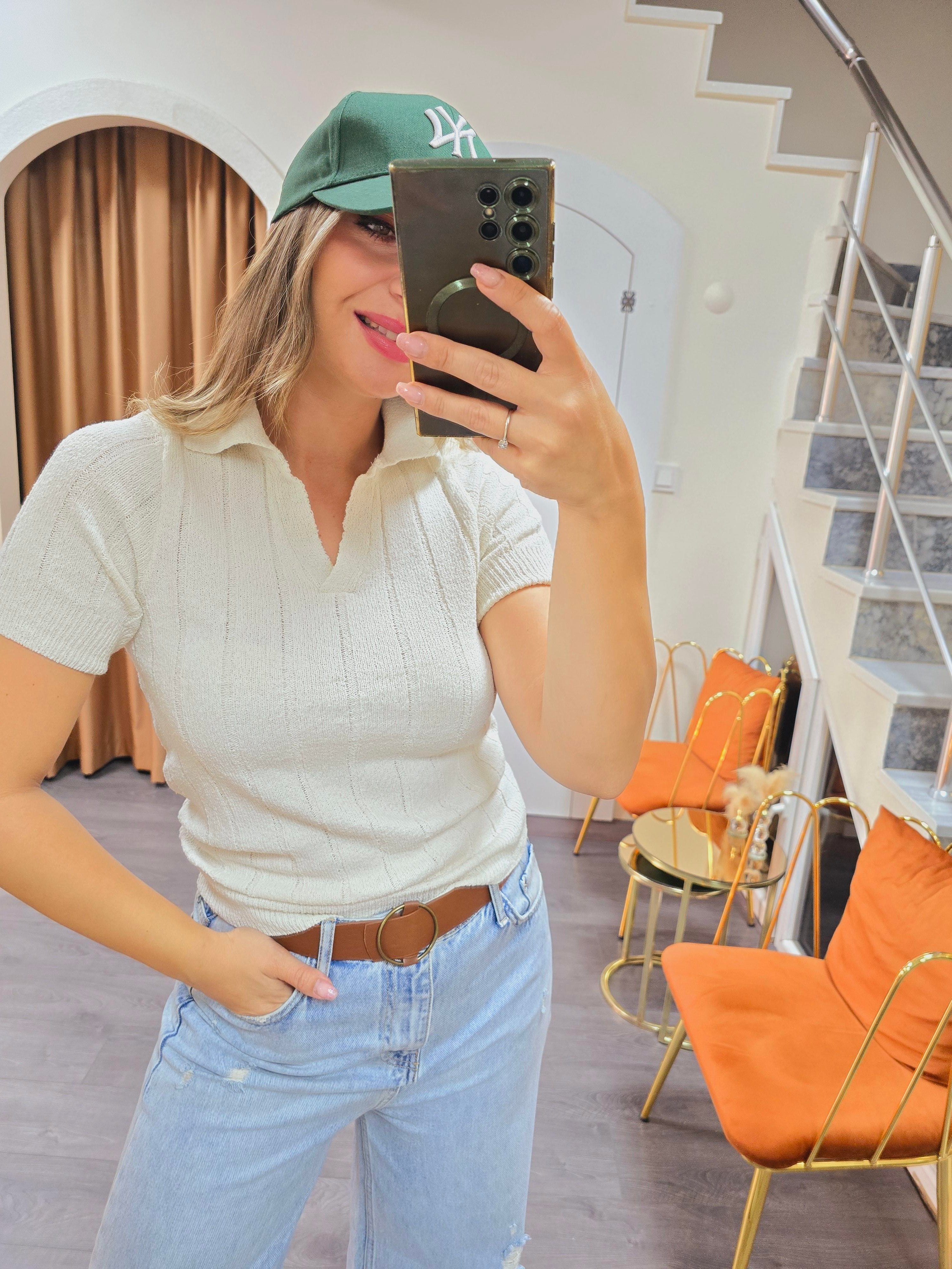 POLO YAKA İNCE TRİKO TSHİRT