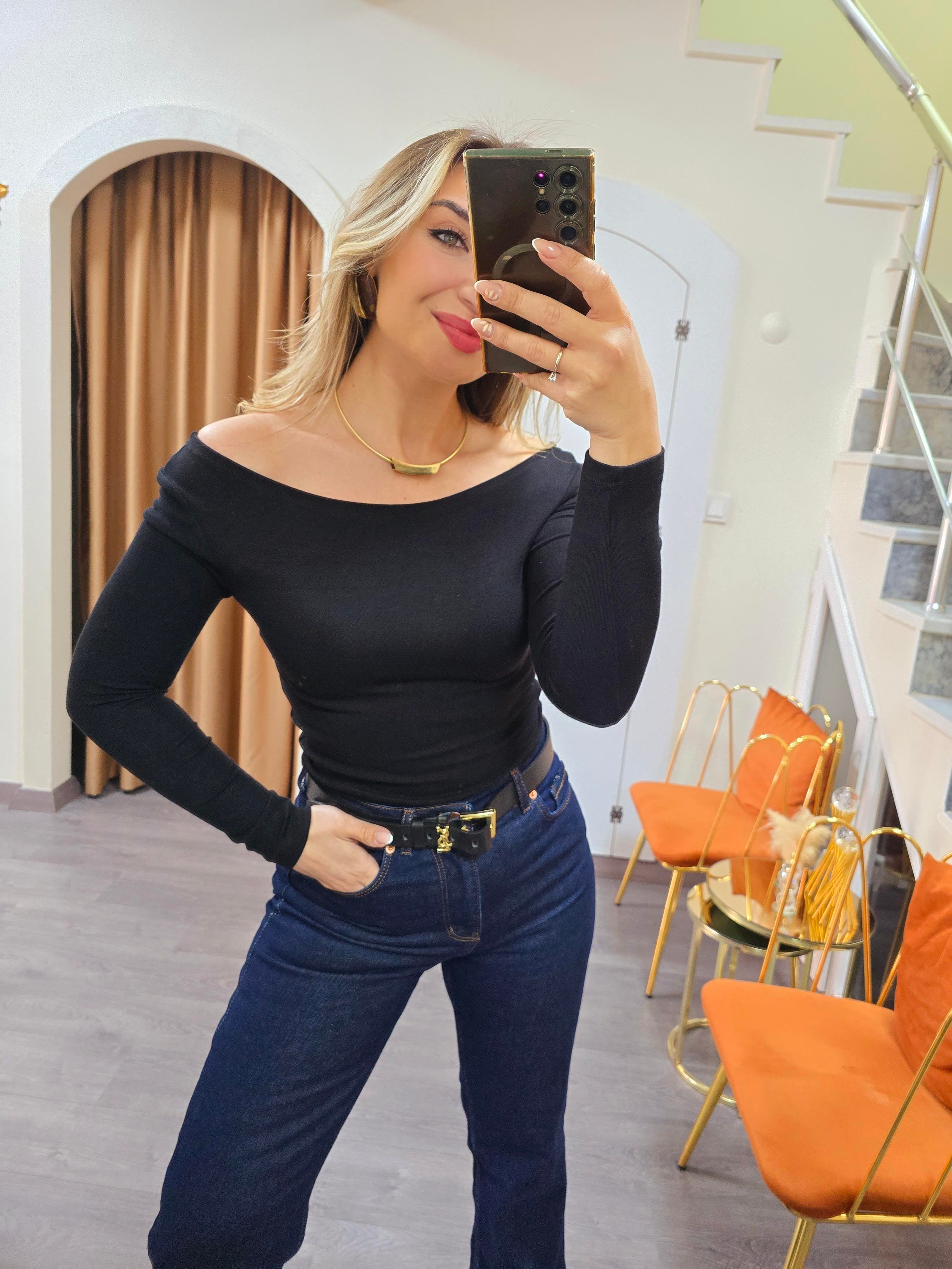 SİYAH KAYIK YAKA OSYH BASİC