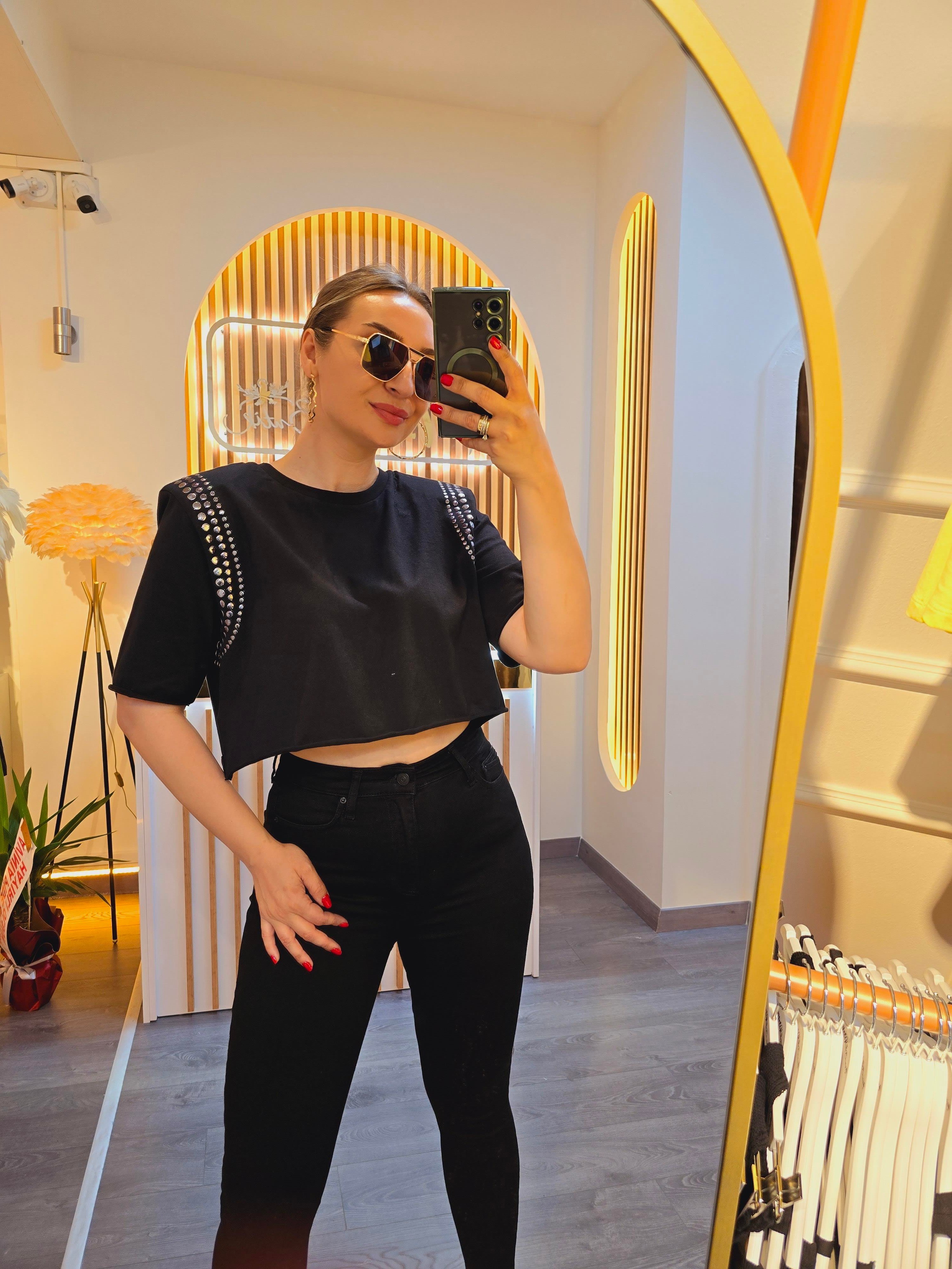 VATKALI ZIMBALI SİYAH TSHİRT