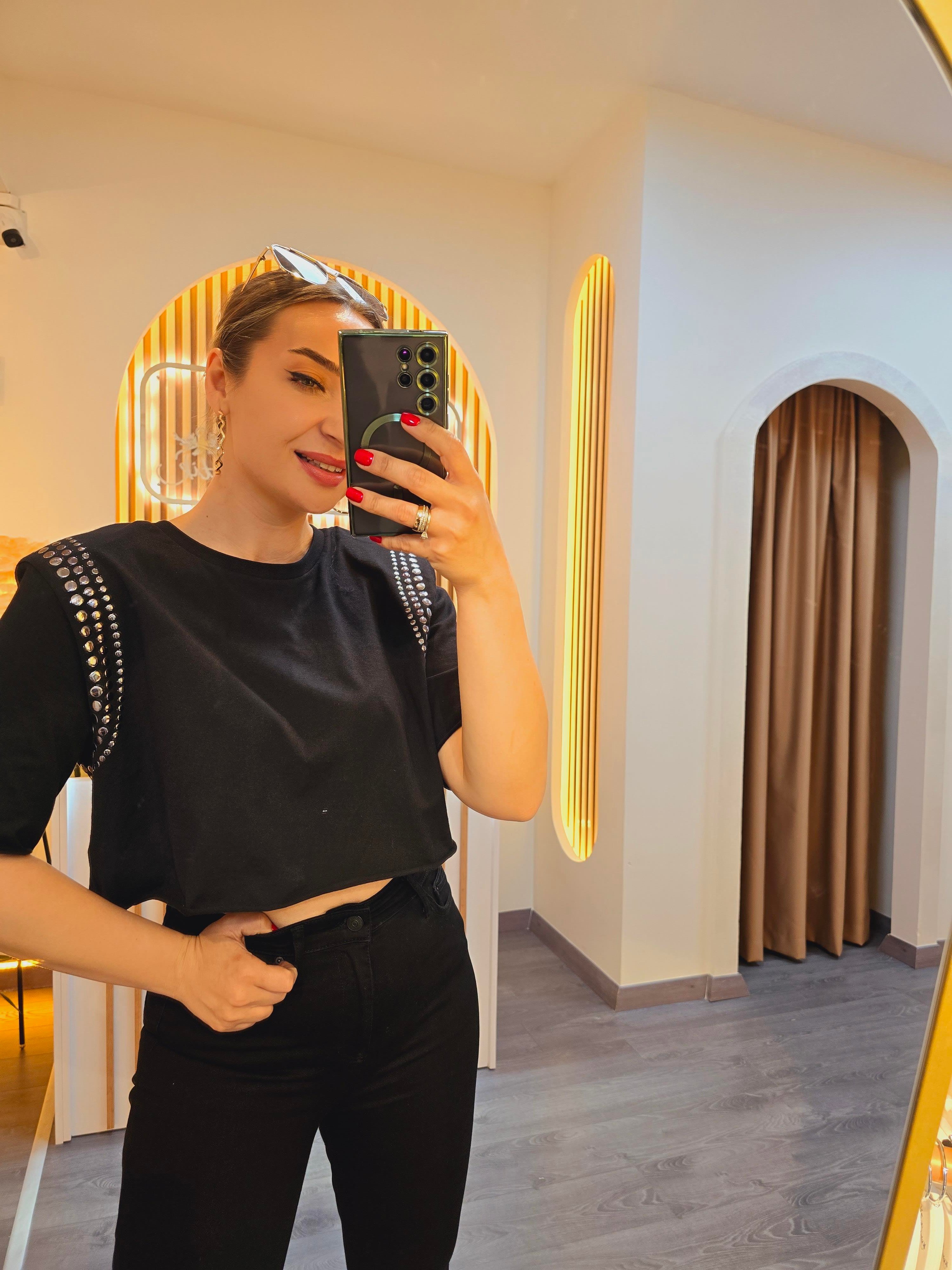 VATKALI ZIMBALI SİYAH TSHİRT