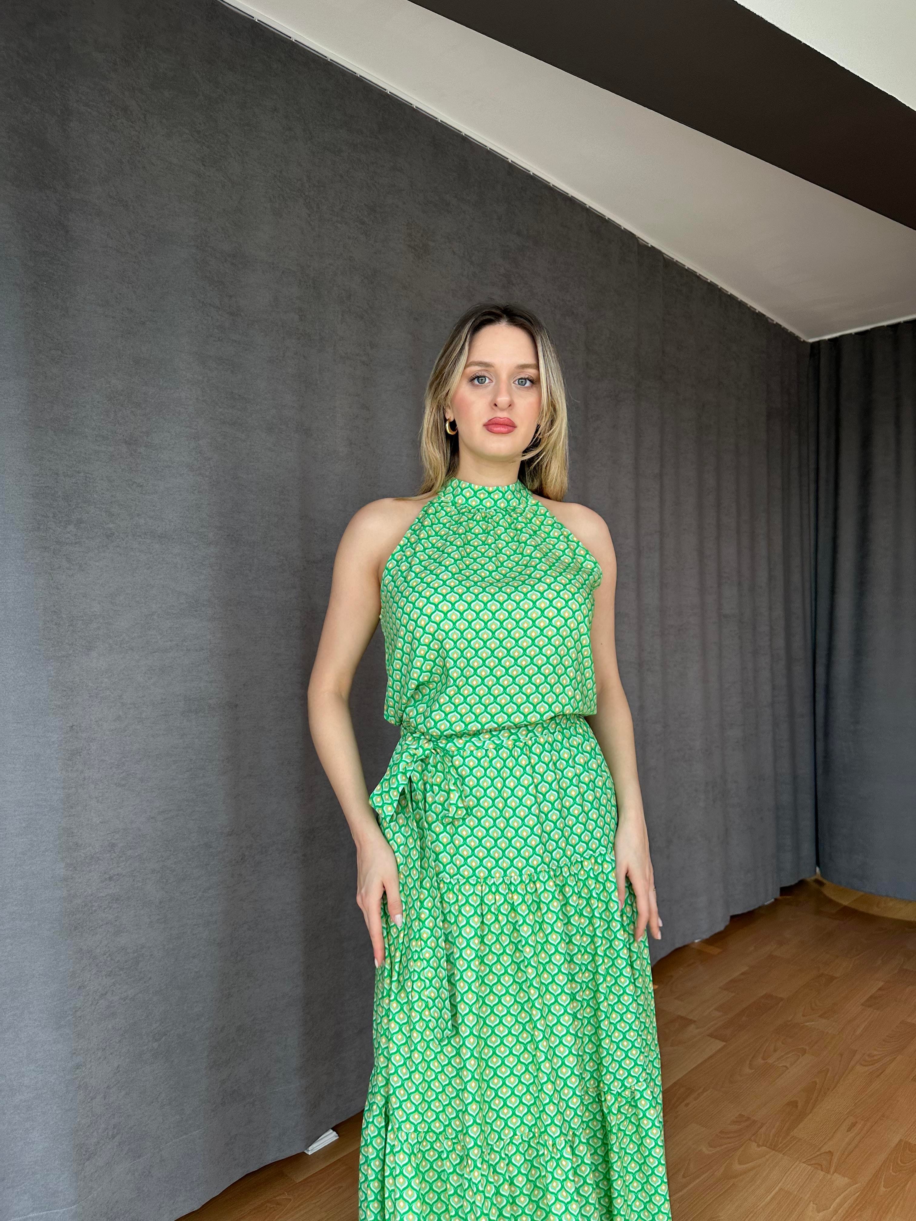 Beli Kuşaklı Elbise - Bahar