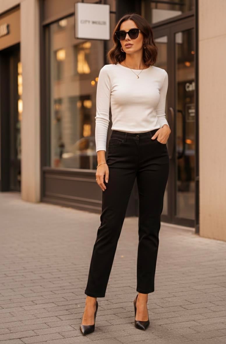 Bilek Boy Boru Paça Kot Pantalon