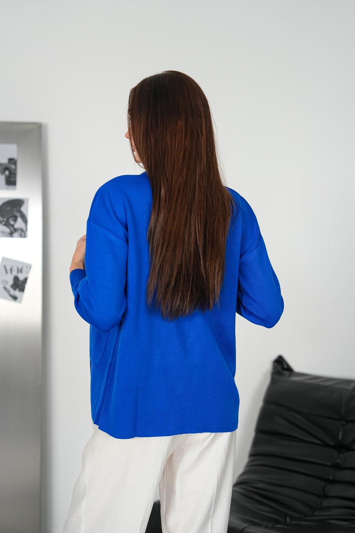 Blazer Model Triko Ceket