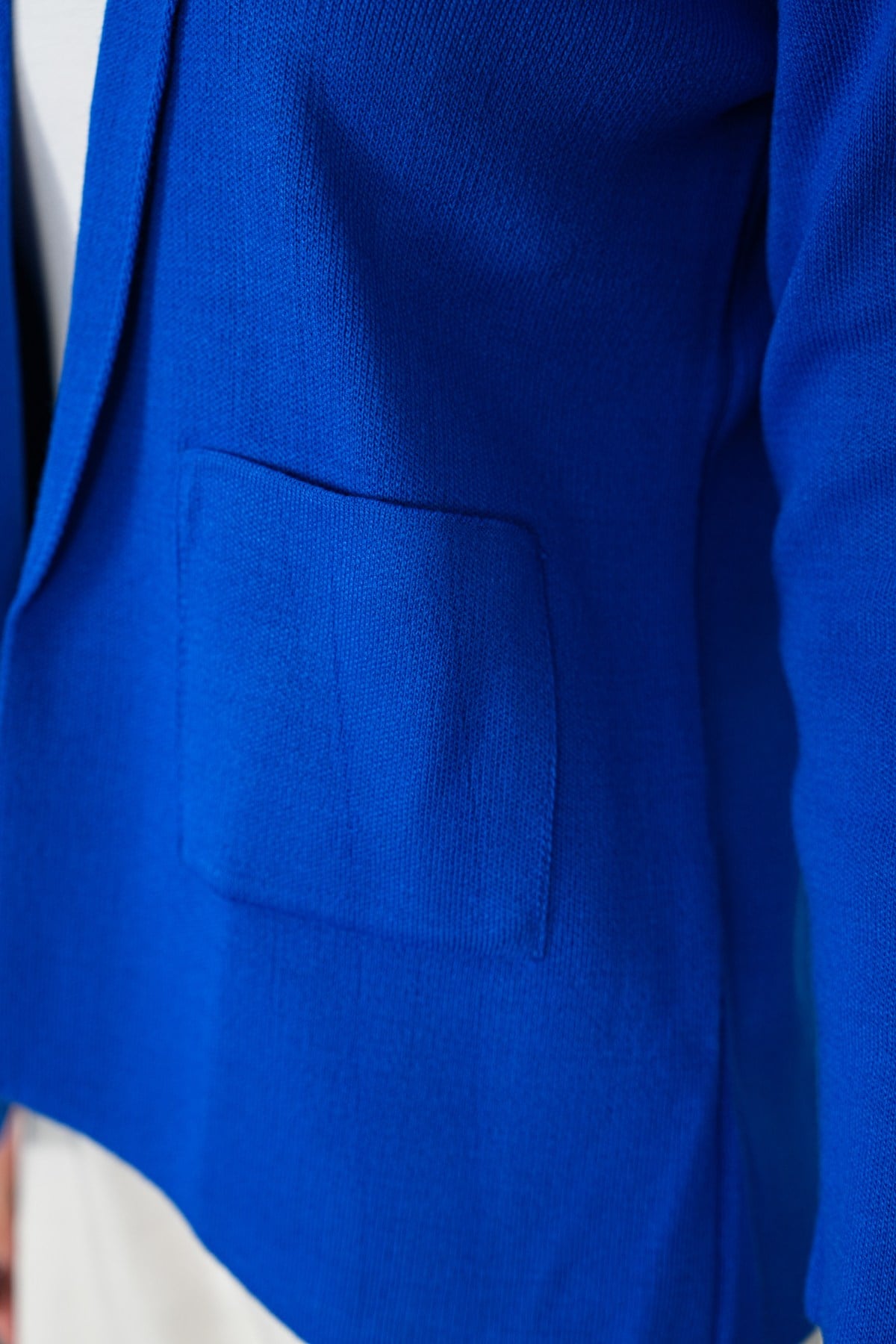 Blazer Model Triko Ceket